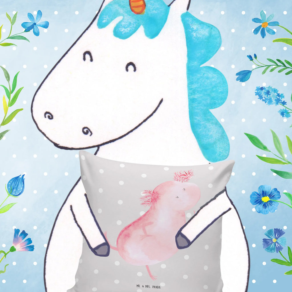 40x40 poduszka aksolotl tańczyć Axolotl, Molch