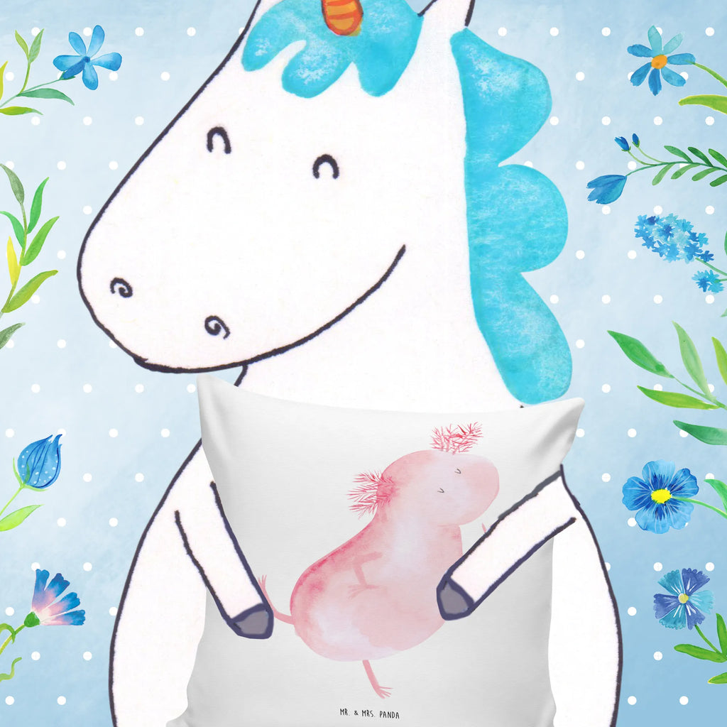 40x40 poduszka aksolotl tańczyć Axolotl, Molch