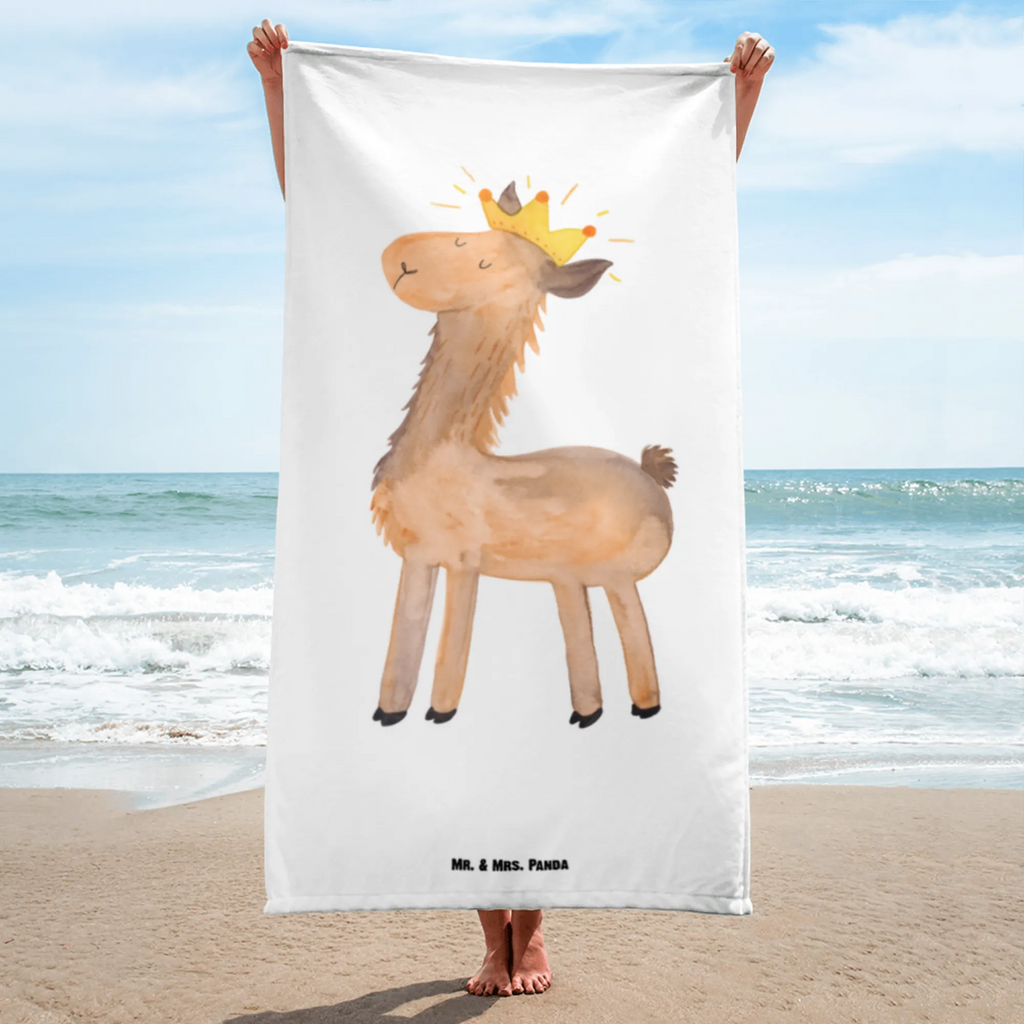 XL ręcznik kąpielowy lama Król Lama, Alpaka