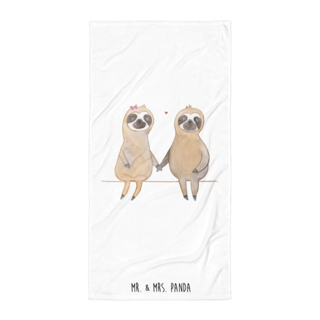 XL bath towel sloth pair spa towel, oversized towel, large beach towel, extra large swim towel, luxury bath sheet, XL bath towel, Sloth, sloth, trend animal, lazy, engaged, relax, in love, together, lovers, favourite animal, sloth love, love, sloth couple