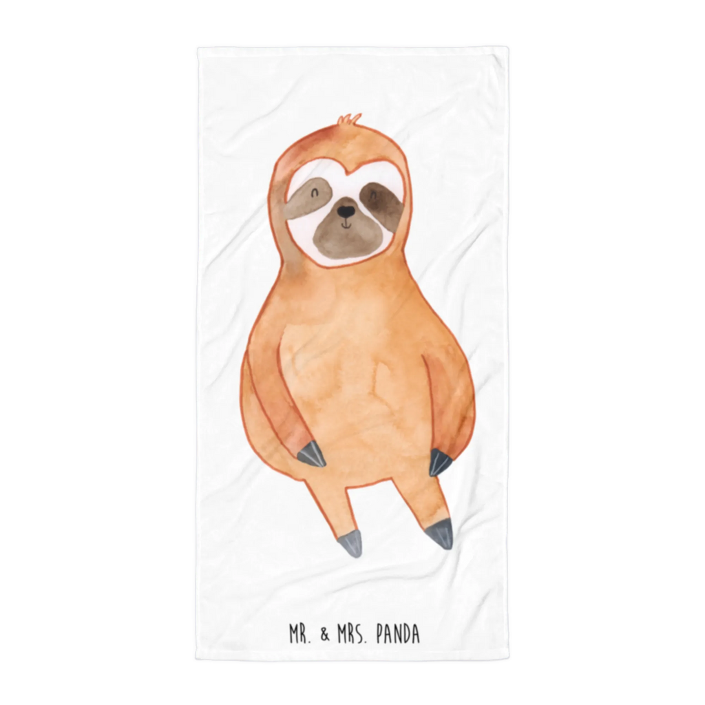XL bath towel sloth Satisfied XL bath towel, large beach towel, oversized towel, extra large swim towel, luxury bath sheet, spa towel, Sloth, sloth, trend animal, break, favorite animal, lazy, relax, contented, happy, happiness