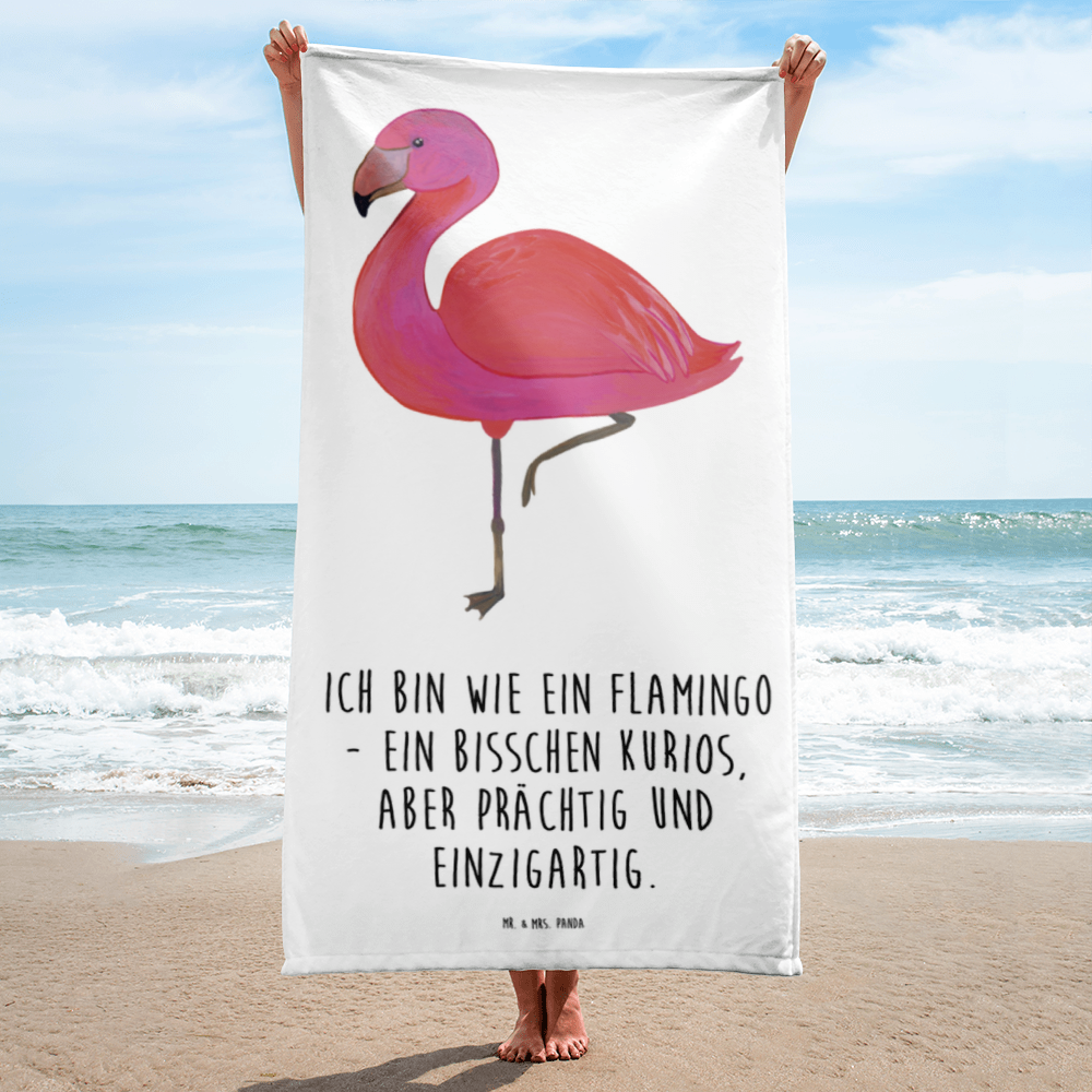 XL Badehandtuch Flamingo classic Handtuch, Badetuch, Duschtuch, Strandtuch, Saunatuch, Flamingo, Einzigartig, Selbstliebe, Stolz, ich, für mich, Spruch, Freundin, Freundinnen, Außenseiter, Sohn, Tochter, Geschwister