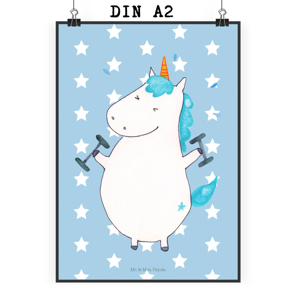 Poster unicorn fitness drucke, Wandposter, Plakat, Bild für Wand, wanddruck, Wandschmuck, grafikposter, wandkunst, Wanddeko Bild, kunstposter, Mr. & Mrs. Panda Poster, Bild, kunstdruck poster, Poster, Designposter, Posterdruck, Kunstdruck, Wanddekoration, kunst für die wand, Deko Bild, Wandbild, wanddeko, Einhorn Deko, Einhörner, Einhorn, Unicorn, Diät, Geräte, Gym, Sport, Abnehmen, Fitnessstudio, Pumpen, Fitness, Sixpack