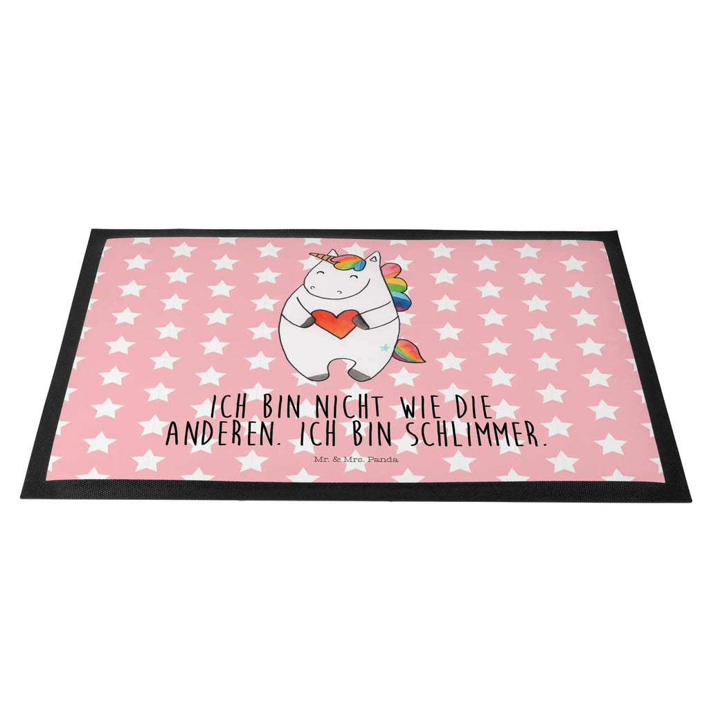wycieraczka Jednorożec serce Schmutzfangmatte, Schmutzfangteppich, Fußmatte innen, Fussmatten online, Fußmatte außen, Fußabtreter außen, Schmutzfänger, Fußabstreifer, Vorleger, Matte, Fußmatten, Fußmatte außen wetterfest, Schmutzmatte, Fußabstreifer außen, Türvorleger, Eingangsteppich, Fußabtreter, Fussmatten, Fußmatte waschbar, Sauberlaufmatte, Schmutzfangmatte waschbar, Gummimatte, Türmatte, Haustürmatte, Gummi Matte, Fußmatte outdoor, Motivfußmatte, Einhorn, Einhörner, Einhorn Deko, Unicorn, schlimm, böse, anders, lustig, bunt, Herz, witzig, Freundin