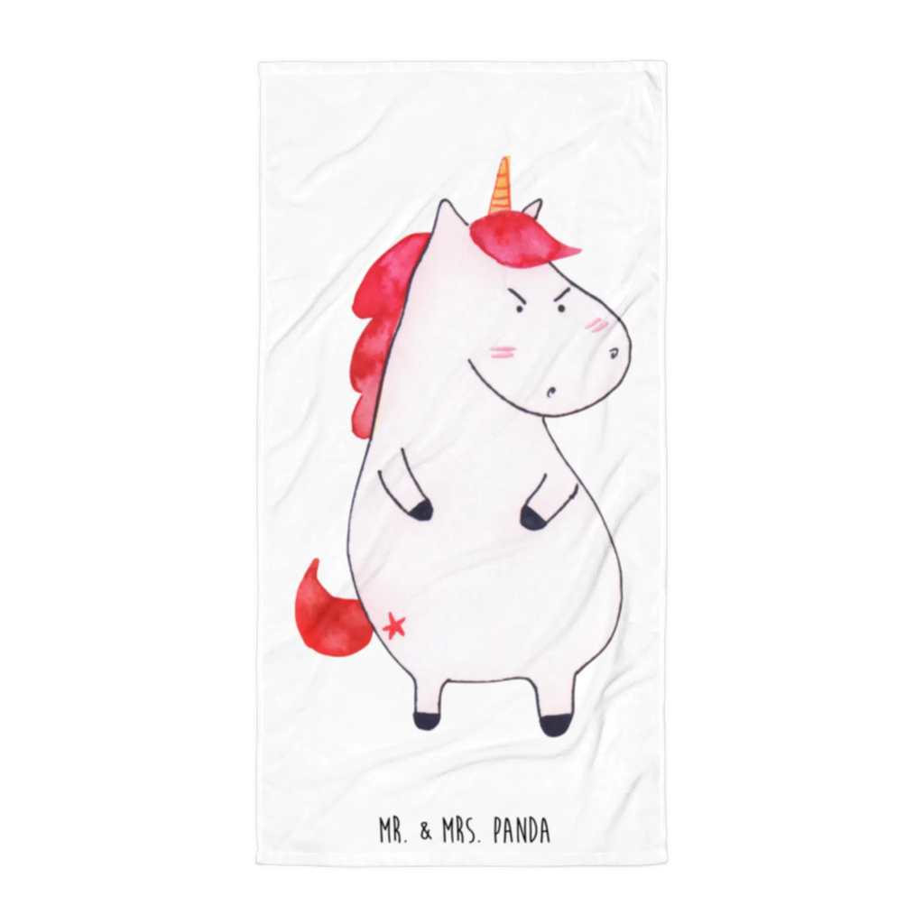 XL ręcznik kąpielowy Jednorożec gniew Jednorożec, jednorożce, dekoracje jednorożca, jednorożec