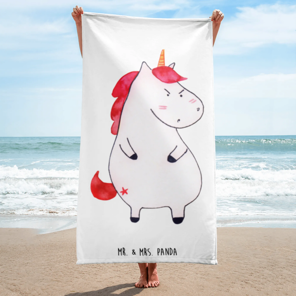 XL ręcznik kąpielowy Jednorożec gniew Jednorożec, jednorożce, dekoracje jednorożca, jednorożec