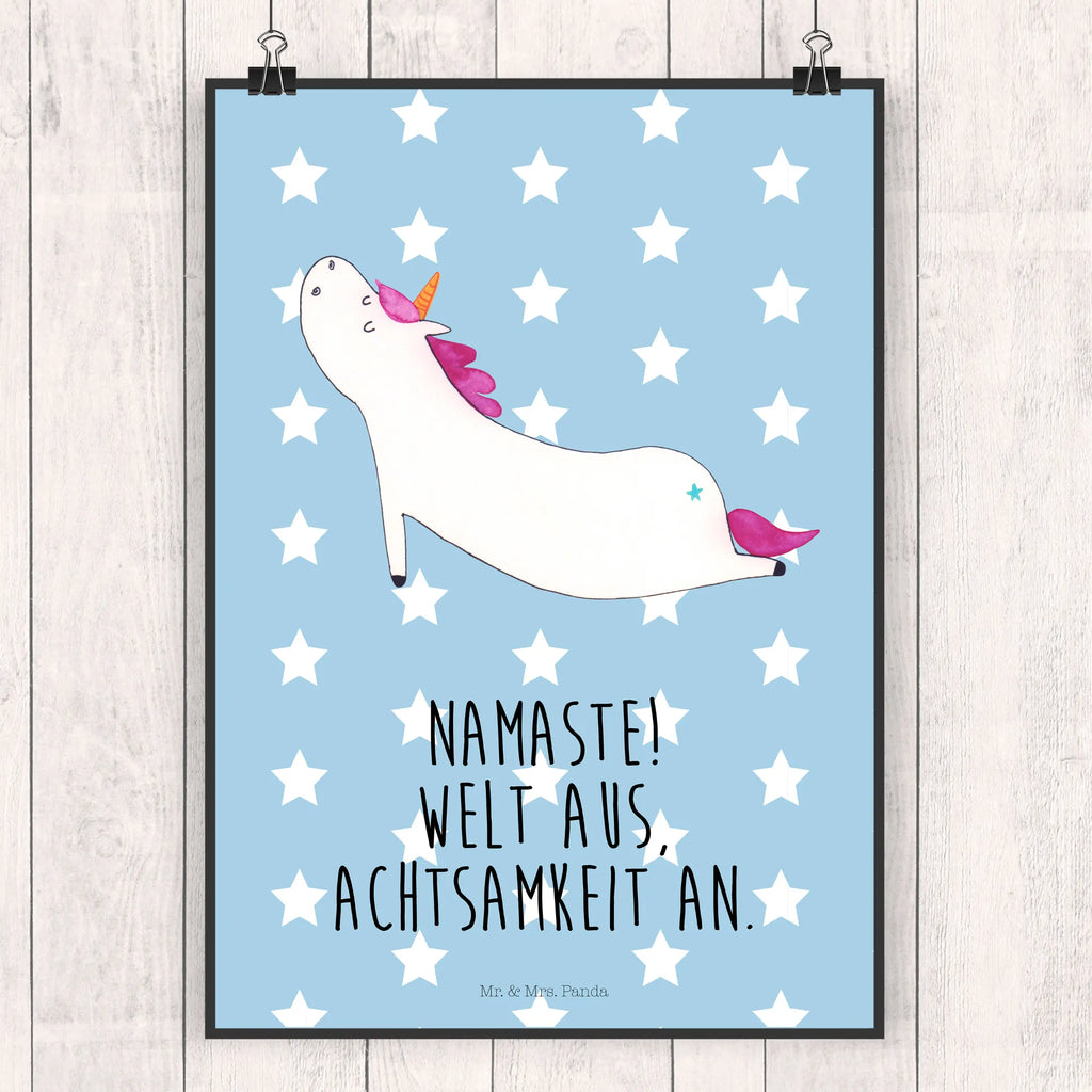 Poster unicorn yoga drucke, Deko Bild, Plakat, Wandposter, wanddruck, Bild für Wand, kunstdruck poster, Wandbild, wanddeko, Bild, Kunstdruck, kunst für die wand, Poster, kunstposter, grafikposter, Wanddeko Bild, Wandschmuck, wandkunst, Designposter, Mr. & Mrs. Panda Poster, Wanddekoration, Posterdruck, Einhorn Deko, Einhörner, Einhorn, Unicorn, Lustig, Achtsamkeit, Sport, Yogamatte, Namaste, Entspannung, Joga, Süß, Witzig, Yoga