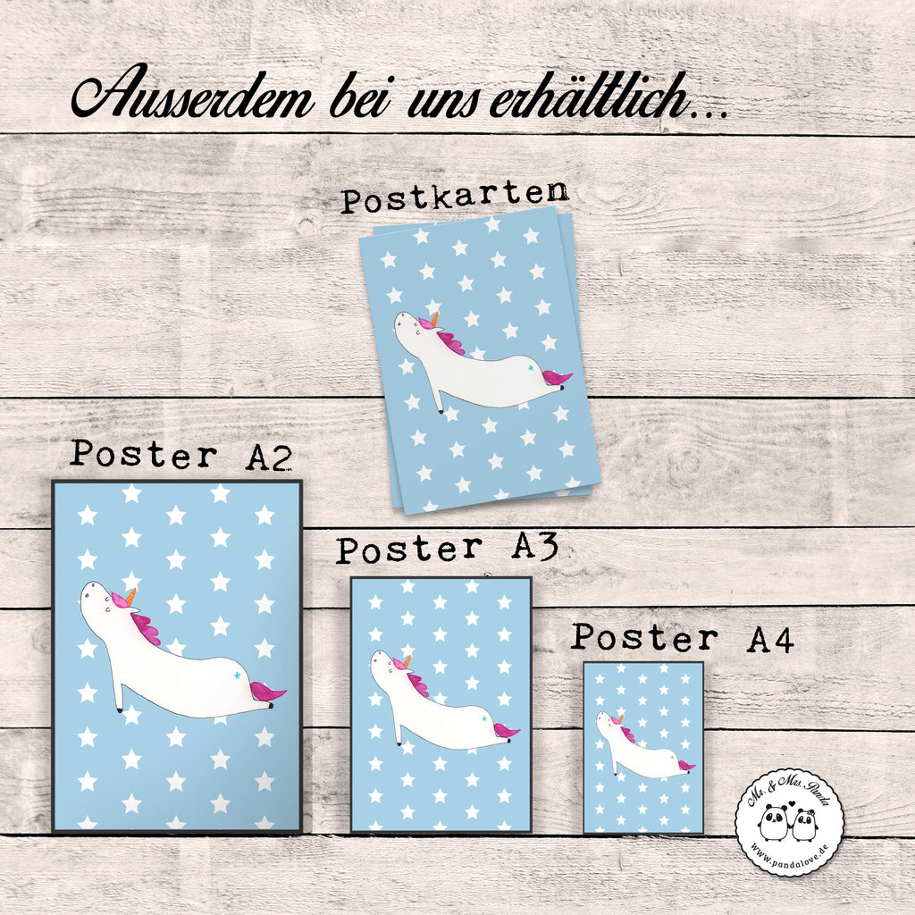 Poster unicorn yoga drucke, Deko Bild, Plakat, Wandposter, wanddruck, Bild für Wand, kunstdruck poster, Wandbild, wanddeko, Bild, Kunstdruck, kunst für die wand, Poster, kunstposter, grafikposter, Wanddeko Bild, Wandschmuck, wandkunst, Designposter, Mr. & Mrs. Panda Poster, Wanddekoration, Posterdruck, Einhorn Deko, Einhörner, Einhorn, Unicorn, Lustig, Achtsamkeit, Sport, Yogamatte, Namaste, Entspannung, Joga, Süß, Witzig, Yoga