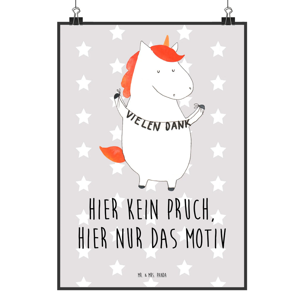 Poster unicorn Thank you very much unicorn, unicorns, thank you gift, Thank you present, thanks, thanksgiving, thank you