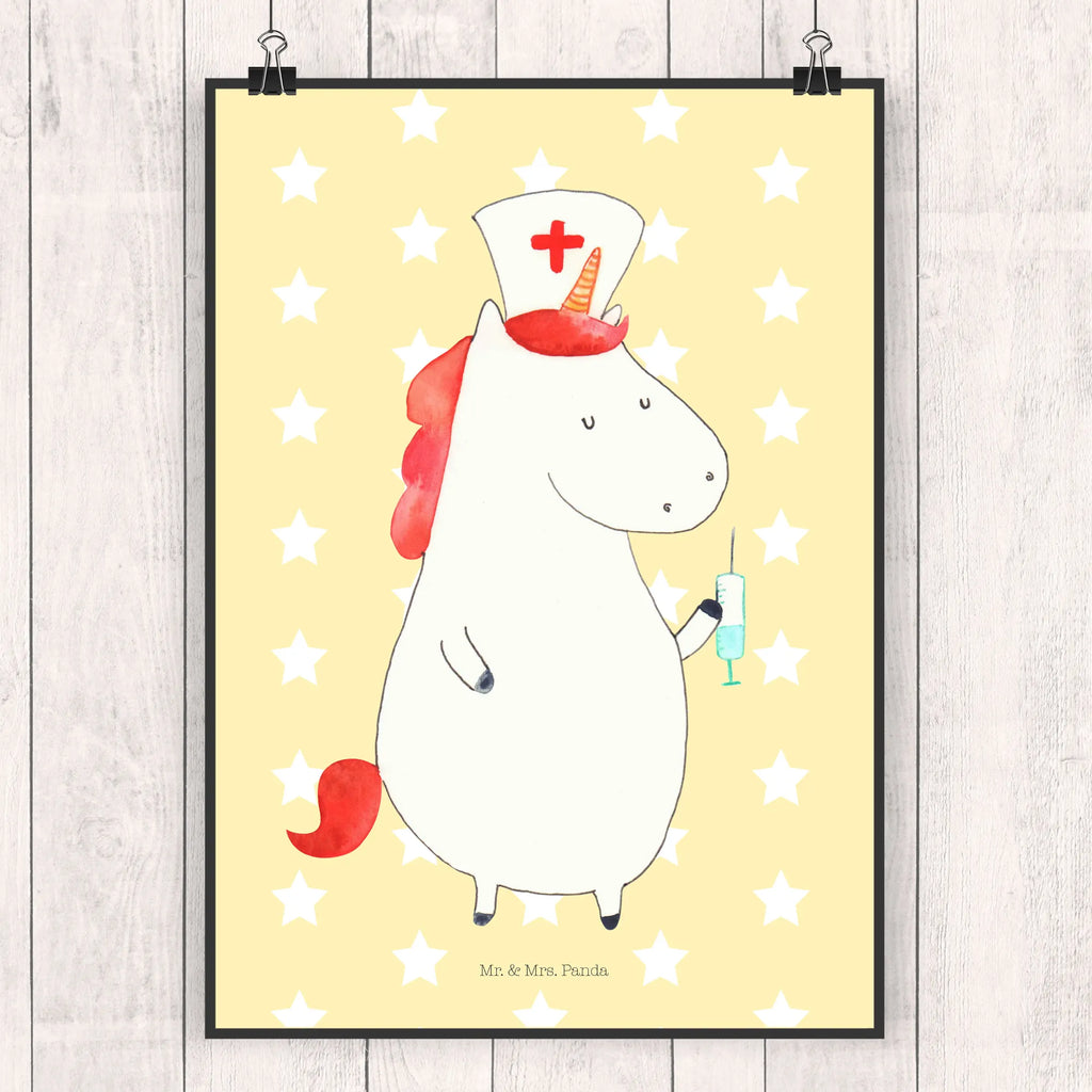 Plakat Jednorożec Pielęgniarka wanddruck, Bild für Wand, wanddeko, kunst für die wand, Kunstdruck, drucke, Bild, Plakat, kunstdruck poster, Wandbild, Poster, Mr. & Mrs. Panda Poster, Wanddeko Bild, grafikposter, Deko Bild, Wandposter, Posterdruck, Designposter, Wandschmuck, wandkunst, Wanddekoration, kunstposter, Einhorn Deko, Einhörner, Einhorn, Unicorn, Krankenschwester Geschenk, Krankenschwester Dankeschön, Ärztin Geschenk, Krankenpflegerin, Krankenhaus, Krankenpfleger Geschenk