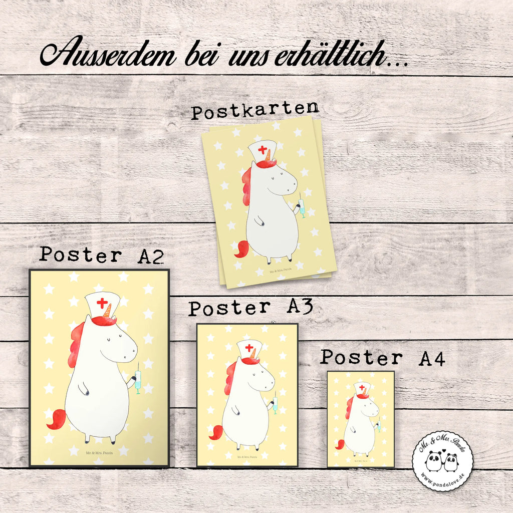 Plakat Jednorożec Pielęgniarka wanddruck, Bild für Wand, wanddeko, kunst für die wand, Kunstdruck, drucke, Bild, Plakat, kunstdruck poster, Wandbild, Poster, Mr. & Mrs. Panda Poster, Wanddeko Bild, grafikposter, Deko Bild, Wandposter, Posterdruck, Designposter, Wandschmuck, wandkunst, Wanddekoration, kunstposter, Einhorn Deko, Einhörner, Einhorn, Unicorn, Krankenschwester Geschenk, Krankenschwester Dankeschön, Ärztin Geschenk, Krankenpflegerin, Krankenhaus, Krankenpfleger Geschenk