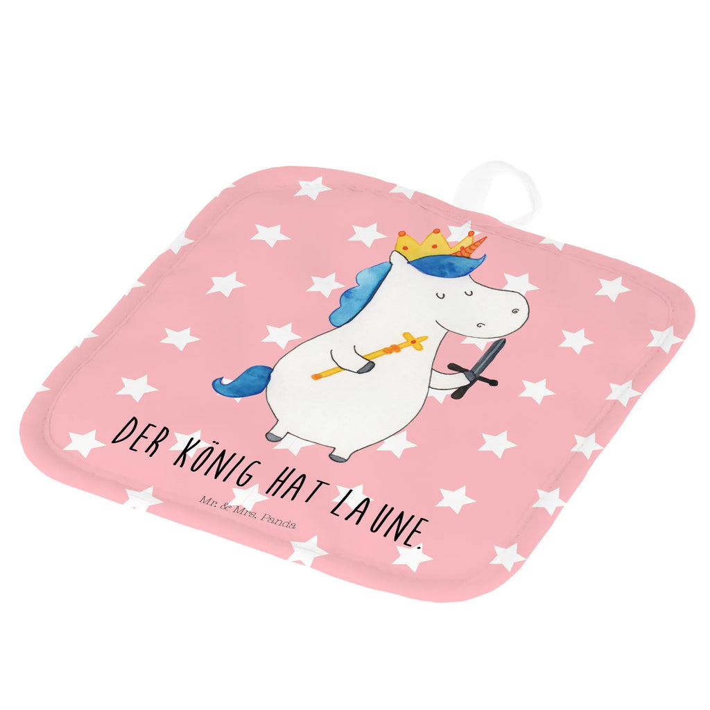 2-elementowy zestaw podkładek pod garnki jednorożec Król z mieczem Jednorożec, jednorożce, dekoracje jednorożca, jednorożec