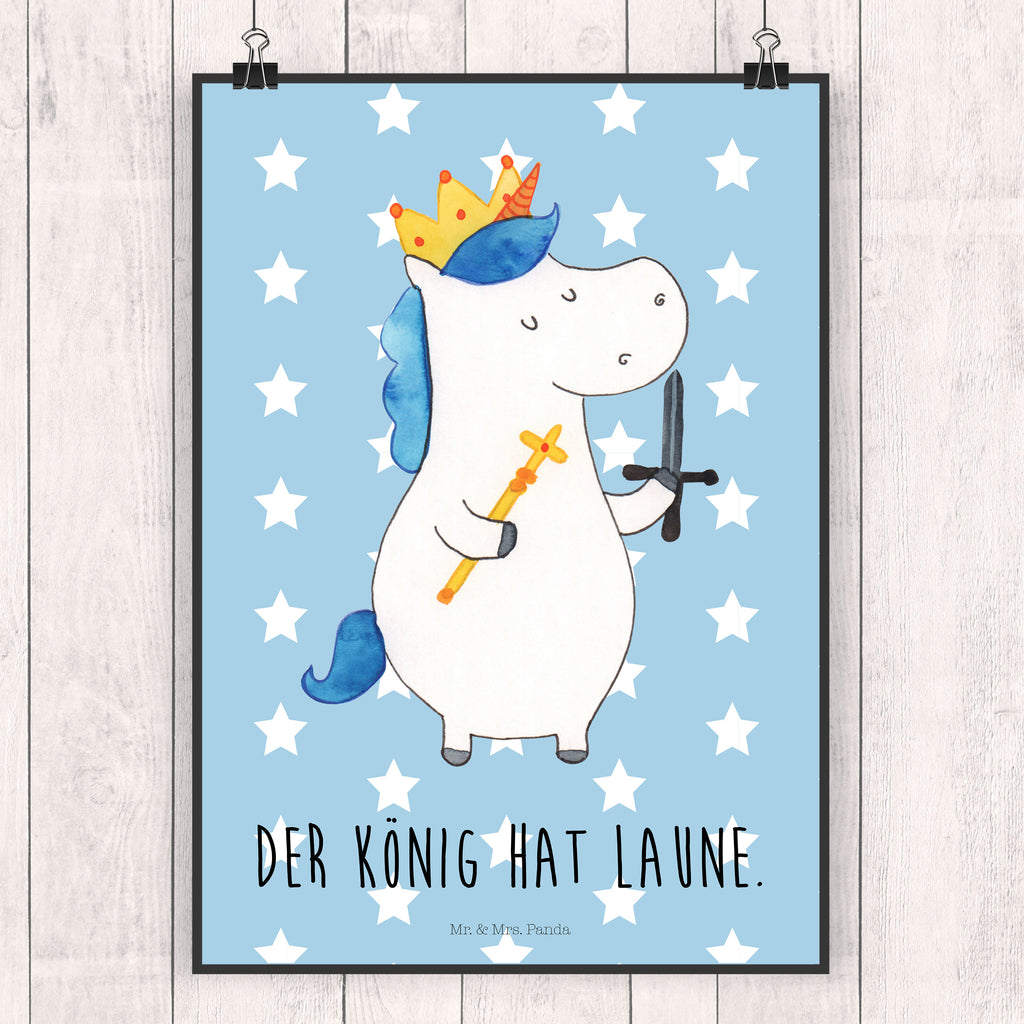 Poster unicorn king with sword kunstdruck poster, Wandschmuck, kunstposter, Mr. & Mrs. Panda Poster, wanddruck, wandkunst, drucke, Deko Bild, wanddeko, Wanddeko Bild, Kunstdruck, Wandbild, Plakat, Poster, Wanddekoration, grafikposter, kunst für die wand, Wandposter, Designposter, Bild für Wand, Posterdruck, Bild, Einhorn Deko, Einhörner, Einhorn, Unicorn, Mittelalter, König, Ritter
