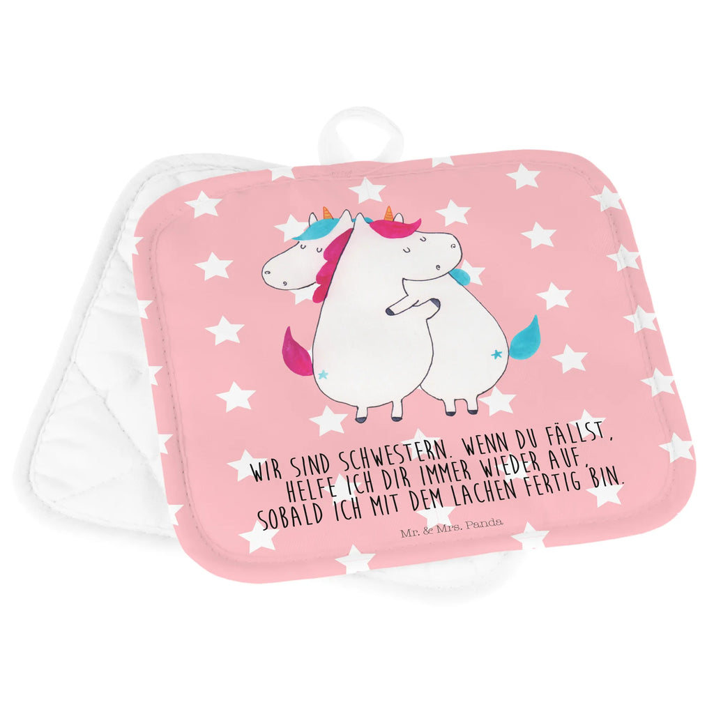 2er Set Topflappen  Einhörner Umarmen Topflappen, Topflappenset, topfhalter, Topflappen Set, Topflappen 2er Set, Topfuntersetzer, Topfhandschuhe, 2er Set Topflappen, Einhörner, Einhorn Deko, Unicorn, Einhorn, Freundin, Sister, Geschwister, Liebe, BFF, Schwester, Freundinnen, Schwestern, Familie