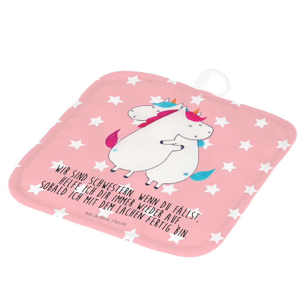 2er Set Topflappen  Einhörner Umarmen Topflappen, Topflappenset, topfhalter, Topflappen Set, Topflappen 2er Set, Topfuntersetzer, Topfhandschuhe, 2er Set Topflappen, Einhörner, Einhorn Deko, Unicorn, Einhorn, Freundin, Sister, Geschwister, Liebe, BFF, Schwester, Freundinnen, Schwestern, Familie