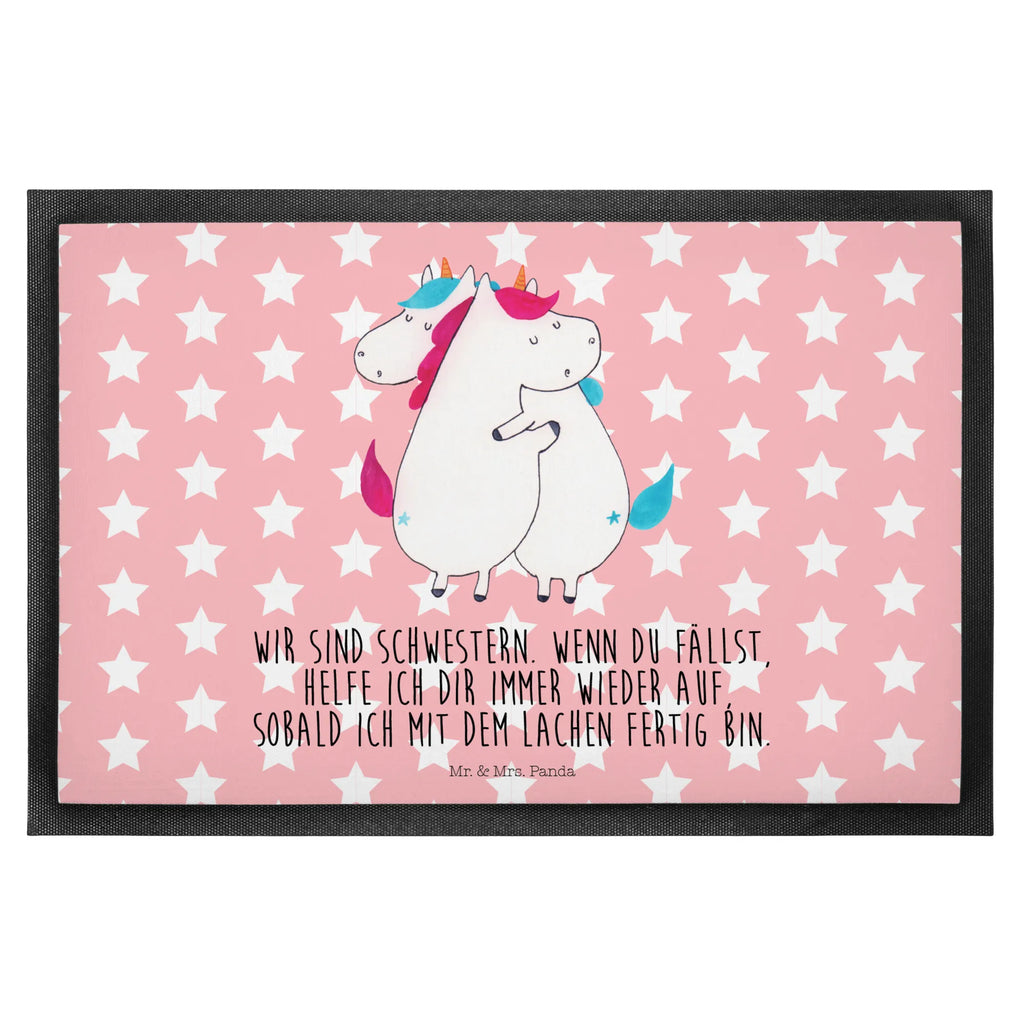 Doormat unicorns Embrace Abtreter, hausmatte, Fußabtreter, Eingangsteppich, Schmutzfangteppich, fußmatte, sauberlaufmatten, Schmutzmatte, Schmutzfangmatte, Eingangsmatte, Haustürmatte, Türvorleger, Fußmatten, Fussmatte, außenmatte, flurmatte, türmatten, Sauberlaufmatte, Türmatte, Fußabstreifer, abstreifer, matte haustür, Schuhabstreifer, Abtretmatte, schmutzfangmatten, Schmutzfänger, Unicorn, Einhorn, Einhörner, Einhorn Deko, Freundin, BFF, Sister, Familie, Schwester, Geschwister, Freundinnen, Schwestern, Liebe