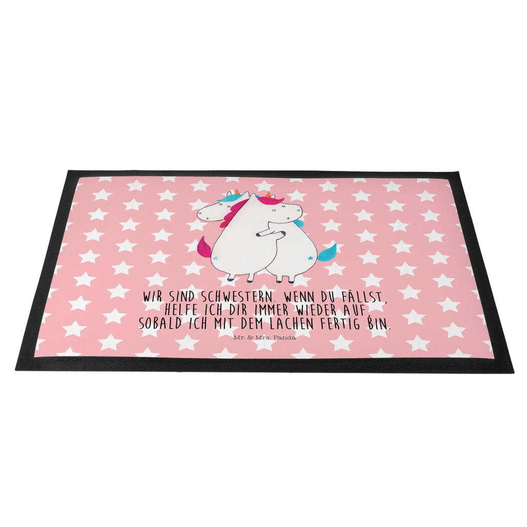 Doormat unicorns Embrace Abtreter, hausmatte, Fußabtreter, Eingangsteppich, Schmutzfangteppich, fußmatte, sauberlaufmatten, Schmutzmatte, Schmutzfangmatte, Eingangsmatte, Haustürmatte, Türvorleger, Fußmatten, Fussmatte, außenmatte, flurmatte, türmatten, Sauberlaufmatte, Türmatte, Fußabstreifer, abstreifer, matte haustür, Schuhabstreifer, Abtretmatte, schmutzfangmatten, Schmutzfänger, Unicorn, Einhorn, Einhörner, Einhorn Deko, Freundin, BFF, Sister, Familie, Schwester, Geschwister, Freundinnen, Schwestern, Liebe