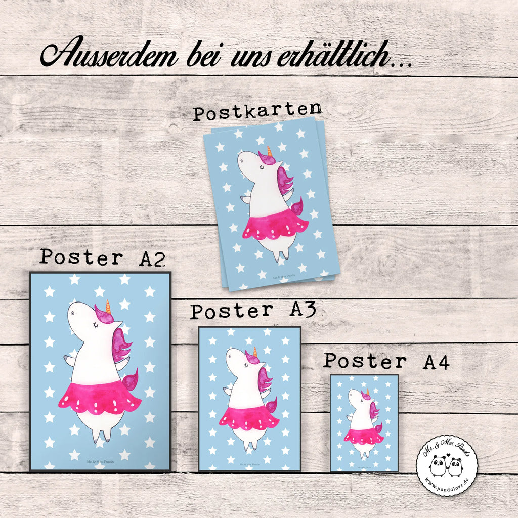 Poster unicorn ballerina Raumdekoration, Großes Poster, Küchenposter, Kinderposter, Posterdruck, Bild für Wand, Wanddeko Bild, Wandposter, Mr. & Mrs. Panda Poster, Deko Bild, Schlafzimmer Poster, Poster, Bild, Kunstdruck, Wanddekoration, Kinderzimmer Poster, Wandbild, Plakat, Poster Sprüche, Handgemaltes Poster, Designposter, Einhorn Deko, Einhörner, Einhorn, Unicorn, Spaß, Party, Tanzen, Geburtstag, Ballerina, Wohnung, Feiern, Lebenslust, Tänzerin, Lebensfreude