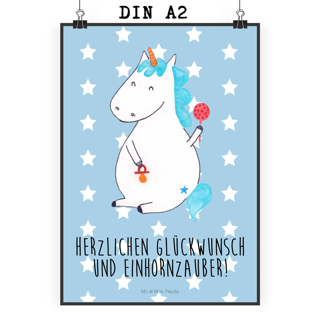 Poster unicorn infant Posterdruck, Wanddekoration, Bild, Wandbild, wanddruck, Mr. & Mrs. Panda Poster, Wanddeko Bild, kunstdruck poster, wandkunst, drucke, wanddeko, Deko Bild, kunst für die wand, kunstposter, grafikposter, Poster, Wandschmuck, Plakat, Kunstdruck, Wandposter, Bild für Wand, Designposter, Einhorn Deko, Einhörner, Einhorn, Unicorn, Nachwuchs, Babyglück, Geburt, Baby, Party, Schnuller, Kind, Mutter, Eltern, Geburtstag, Erstes Kind