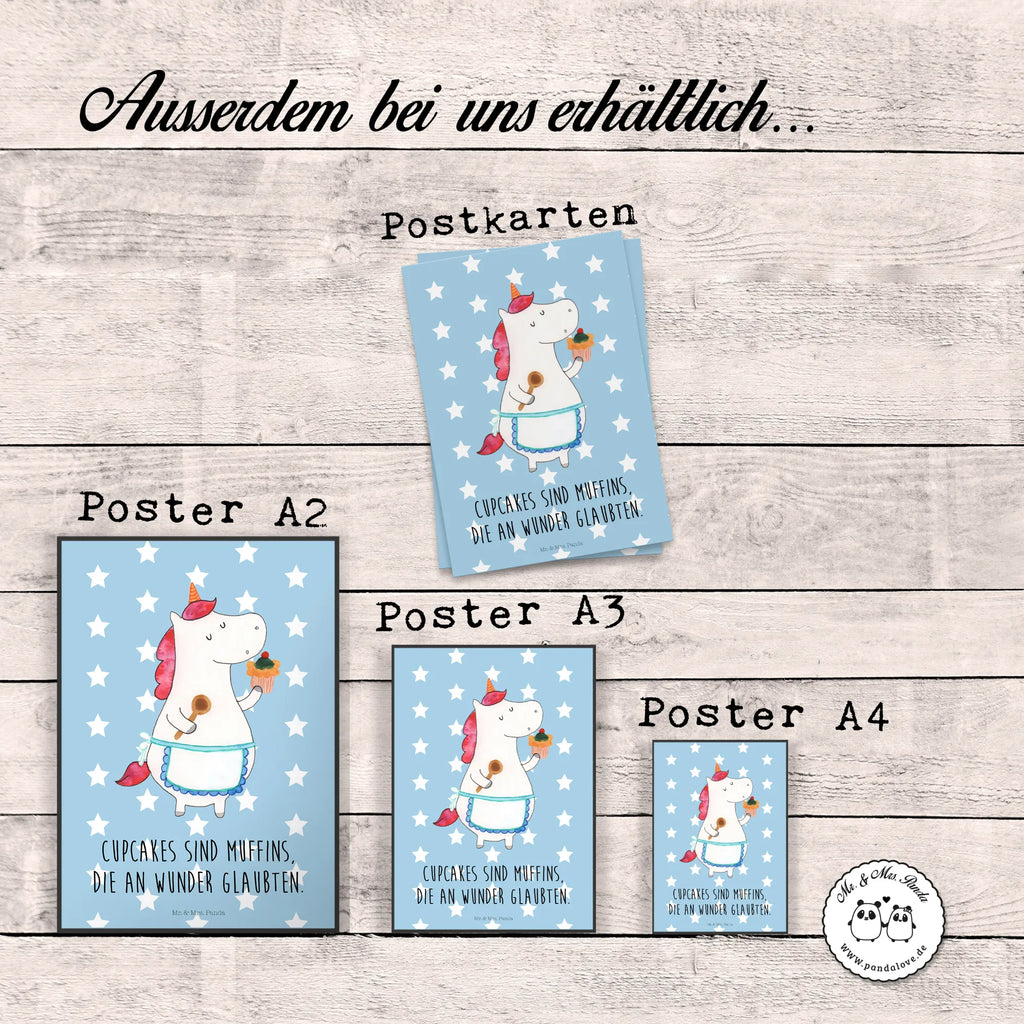 Plakat Jednorożec Kuchnia wanddeko, Kunstdruck, Posterdruck, wanddruck, grafikposter, kunstposter, Bild, Deko Bild, Plakat, Wandbild, Bild für Wand, wandkunst, drucke, Poster, Wanddekoration, kunstdruck poster, Wandposter, Designposter, Wanddeko Bild, Mr. & Mrs. Panda Poster, kunst für die wand, Wandschmuck, Einhorn Deko, Einhörner, Einhorn, Unicorn, Muffin, Träumer, Motivation, Torte, Koch, Kuchen, Träumen, Hobbykoch, Bäckerin, Backen