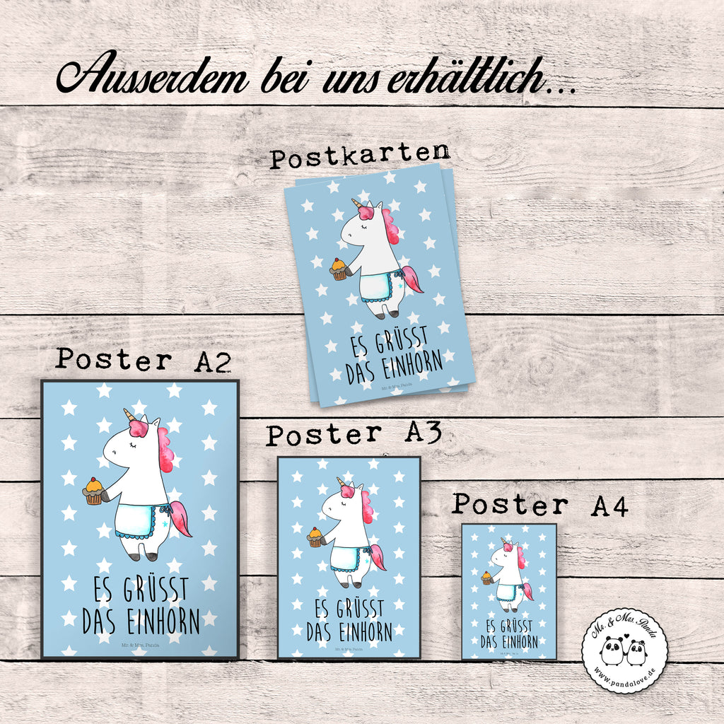 Poster unicorn muffins unicorn, unicorns, cook gift, Birthday, Birthday Greetings, Muffin, Congratulations, Baking, cook present, Unicorn, Cookies, Love Greetings