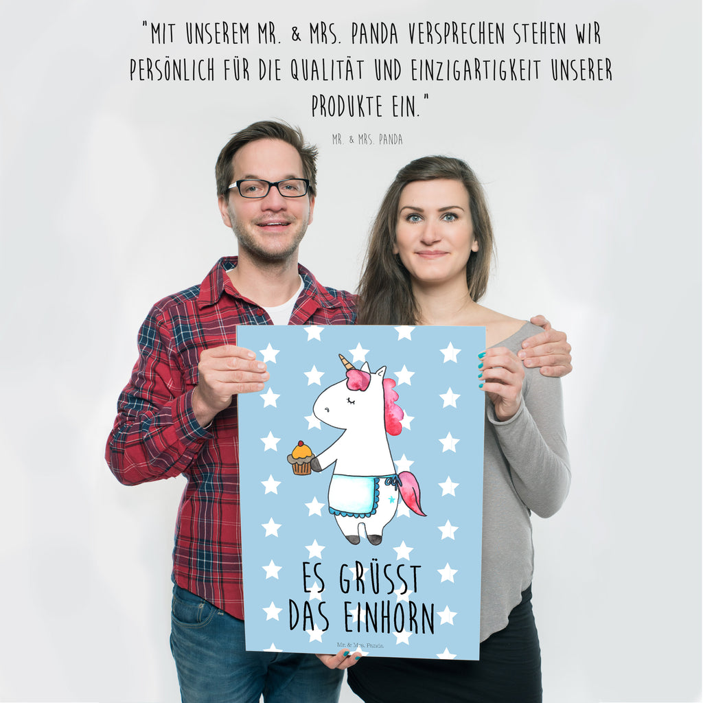 Poster unicorn muffins unicorn, unicorns, cook gift, Birthday, Birthday Greetings, Muffin, Congratulations, Baking, cook present, Unicorn, Cookies, Love Greetings