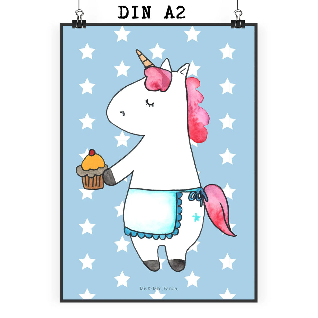 Poster unicorn muffins unicorn, unicorns, cook gift, Birthday, Birthday Greetings, Muffin, Congratulations, Baking, cook present, Unicorn, Cookies, Love Greetings