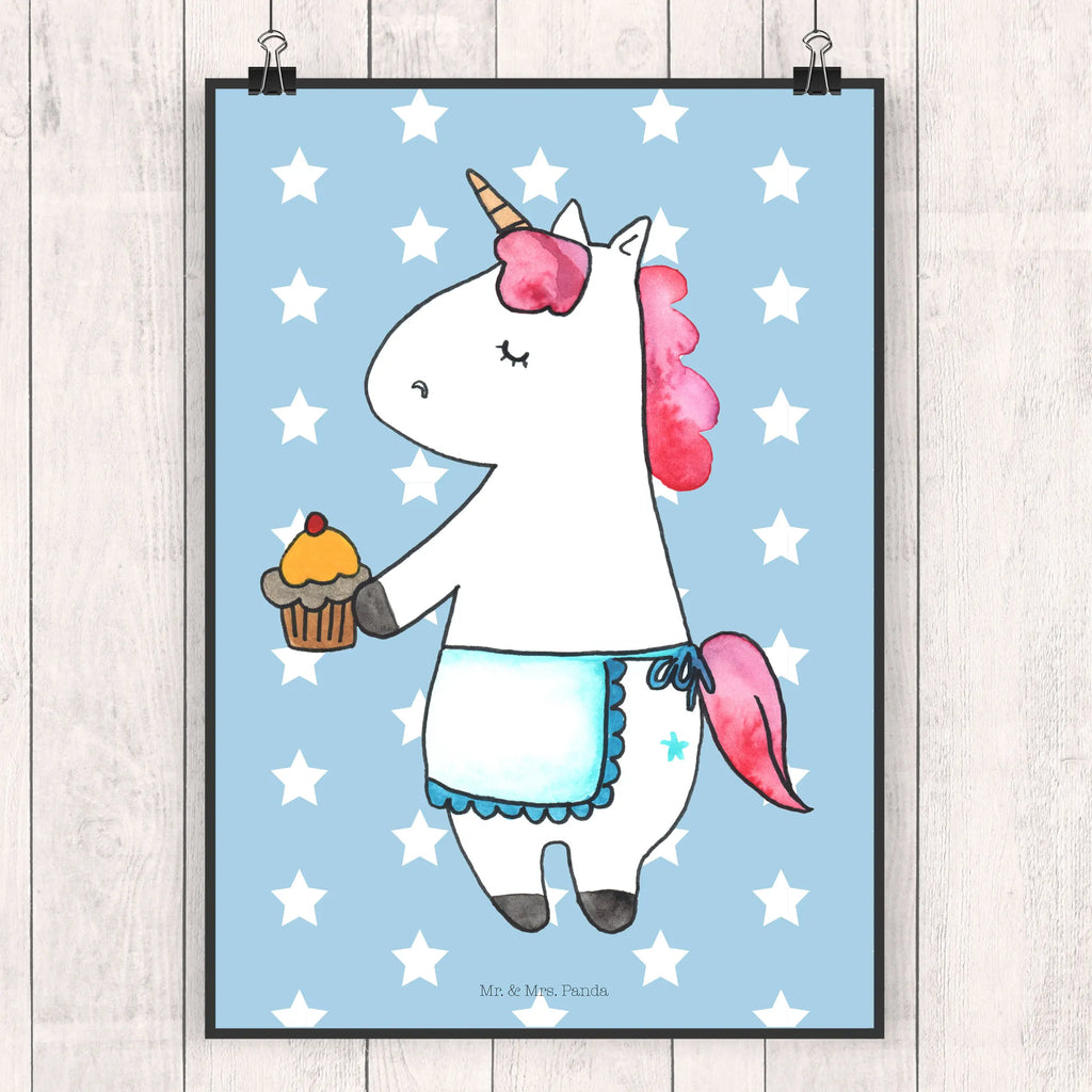 Poster unicorn muffins unicorn, unicorns, cook gift, Birthday, Birthday Greetings, Muffin, Congratulations, Baking, cook present, Unicorn, Cookies, Love Greetings