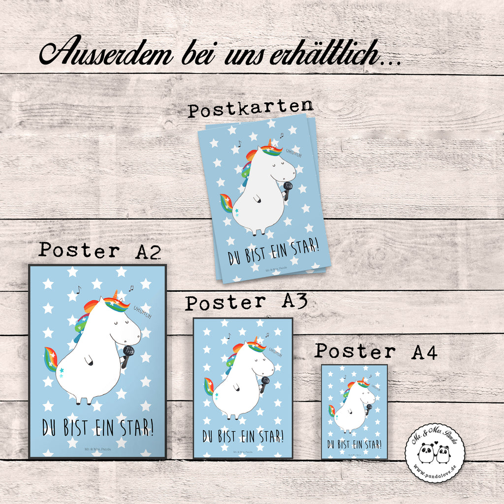 Plakat jednorożec Śpiewak Mr. & Mrs. Panda Poster, wanddeko, Kunstdruck, Plakat, Wandschmuck, Poster, Wandposter, kunst für die wand, Bild für Wand, kunstdruck poster, wanddruck, Bild, Wanddeko Bild, grafikposter, Wanddekoration, Deko Bild, Designposter, Wandbild, Posterdruck, drucke, kunstposter, wandkunst, Einhorn Deko, Einhörner, Einhorn, Unicorn, Party, Geburtstag, Konfetti, Disco, Feier, Sängerin, Fest, Sänger, Glitzer, Freundin