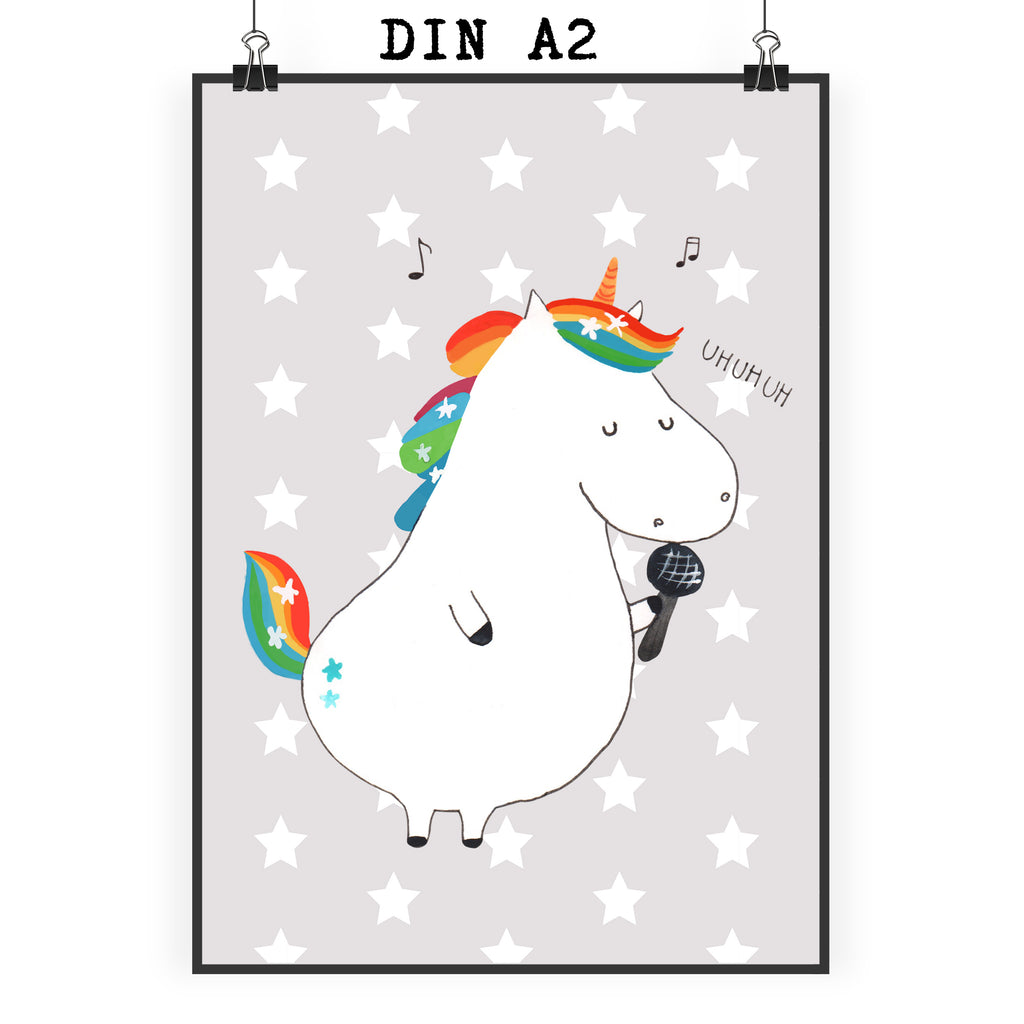 Plakat jednorożec Śpiewak Mr. & Mrs. Panda Poster, wanddeko, Kunstdruck, Plakat, Wandschmuck, Poster, Wandposter, kunst für die wand, Bild für Wand, kunstdruck poster, wanddruck, Bild, Wanddeko Bild, grafikposter, Wanddekoration, Deko Bild, Designposter, Wandbild, Posterdruck, drucke, kunstposter, wandkunst, Einhorn Deko, Einhörner, Einhorn, Unicorn, Party, Geburtstag, Konfetti, Disco, Feier, Sängerin, Fest, Sänger, Glitzer, Freundin
