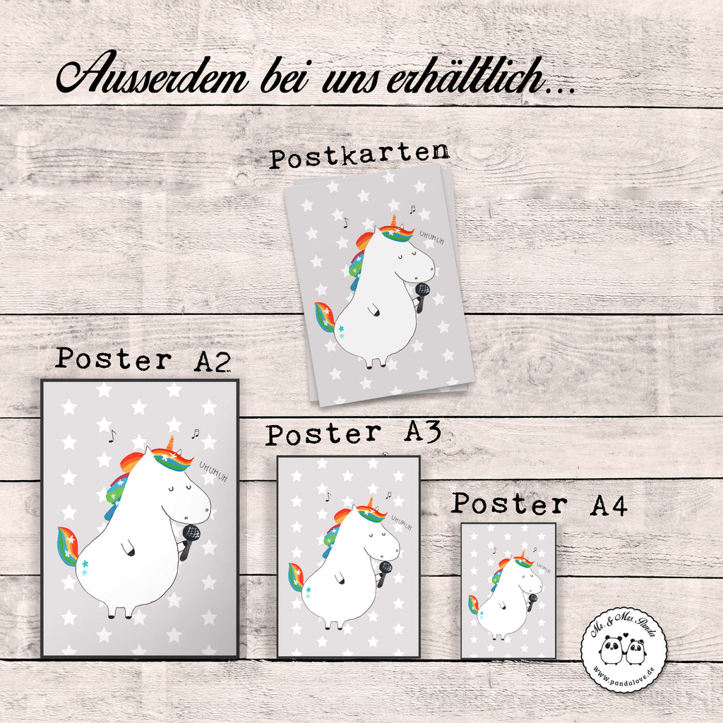 Plakat jednorożec Śpiewak Mr. & Mrs. Panda Poster, wanddeko, Kunstdruck, Plakat, Wandschmuck, Poster, Wandposter, kunst für die wand, Bild für Wand, kunstdruck poster, wanddruck, Bild, Wanddeko Bild, grafikposter, Wanddekoration, Deko Bild, Designposter, Wandbild, Posterdruck, drucke, kunstposter, wandkunst, Einhorn Deko, Einhörner, Einhorn, Unicorn, Party, Geburtstag, Konfetti, Disco, Feier, Sängerin, Fest, Sänger, Glitzer, Freundin