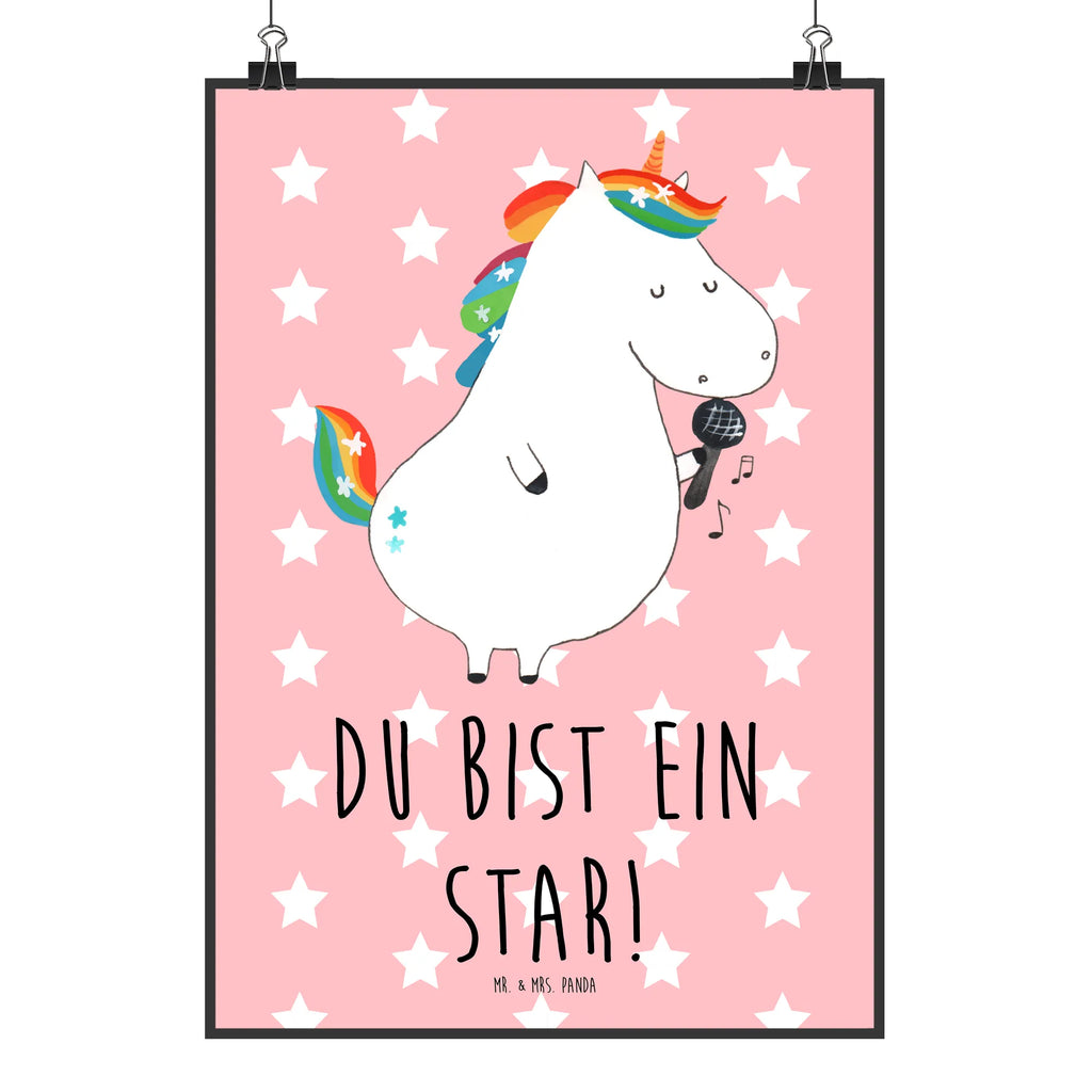 Plakat jednorożec Śpiewak Mr. & Mrs. Panda Poster, wanddeko, Kunstdruck, Plakat, Wandschmuck, Poster, Wandposter, kunst für die wand, Bild für Wand, kunstdruck poster, wanddruck, Bild, Wanddeko Bild, grafikposter, Wanddekoration, Deko Bild, Designposter, Wandbild, Posterdruck, drucke, kunstposter, wandkunst, Einhorn Deko, Einhörner, Einhorn, Unicorn, Party, Geburtstag, Konfetti, Disco, Feier, Sängerin, Fest, Sänger, Glitzer, Freundin