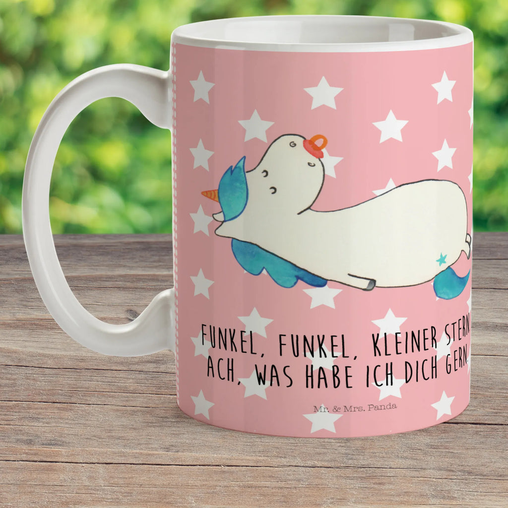 Child's mug unicorn dummy mug, plastic cup, drinking cup, camping mug, kindergarten, coffee cup, unicorn, unicorns, pacifier, gift birth, infant, birth gift, birth present, Unicorn, toddler, mother, baby, mama