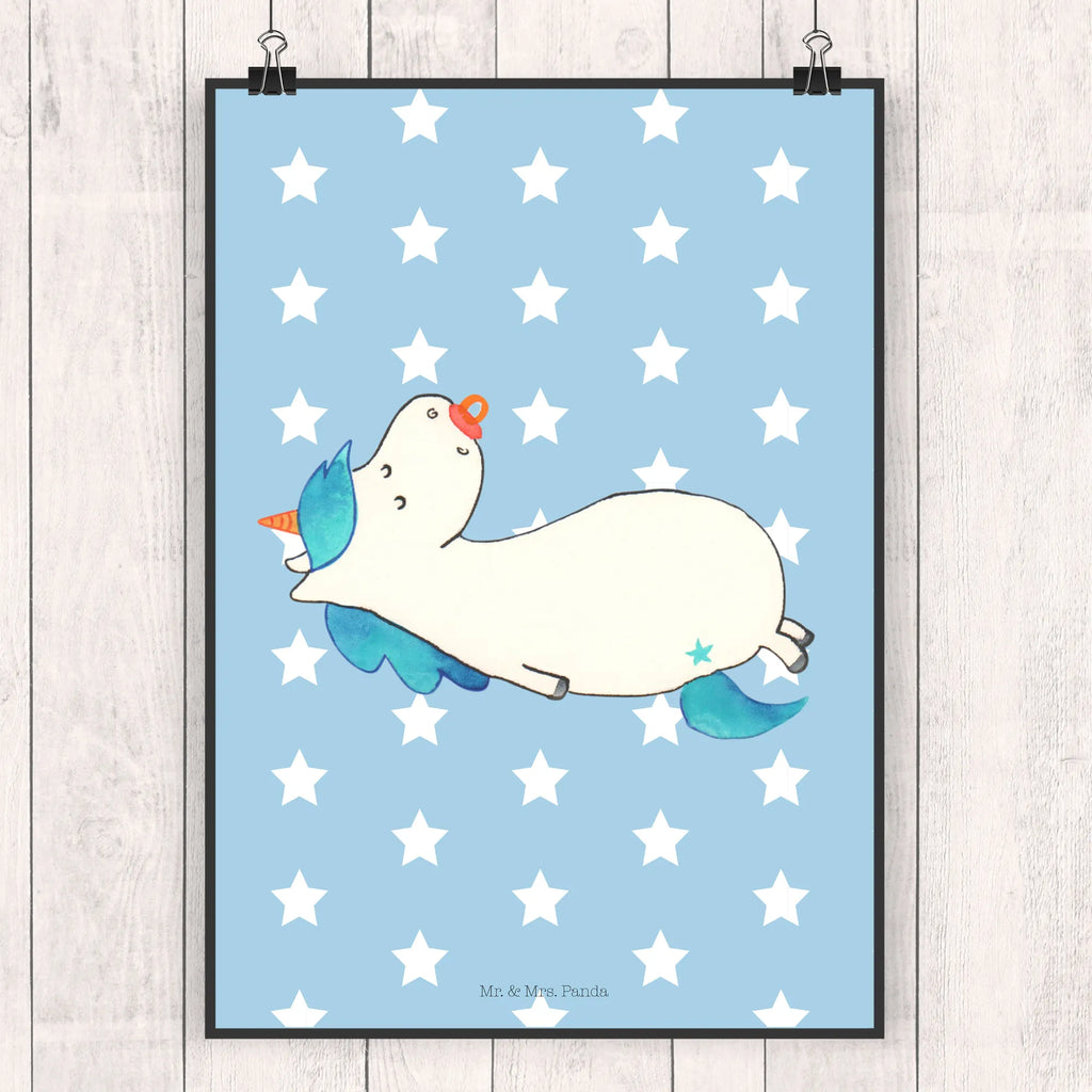 Plakat Jednorożec smoczek Jednorożec, jednorożce, dekoracje jednorożca, jednorożec