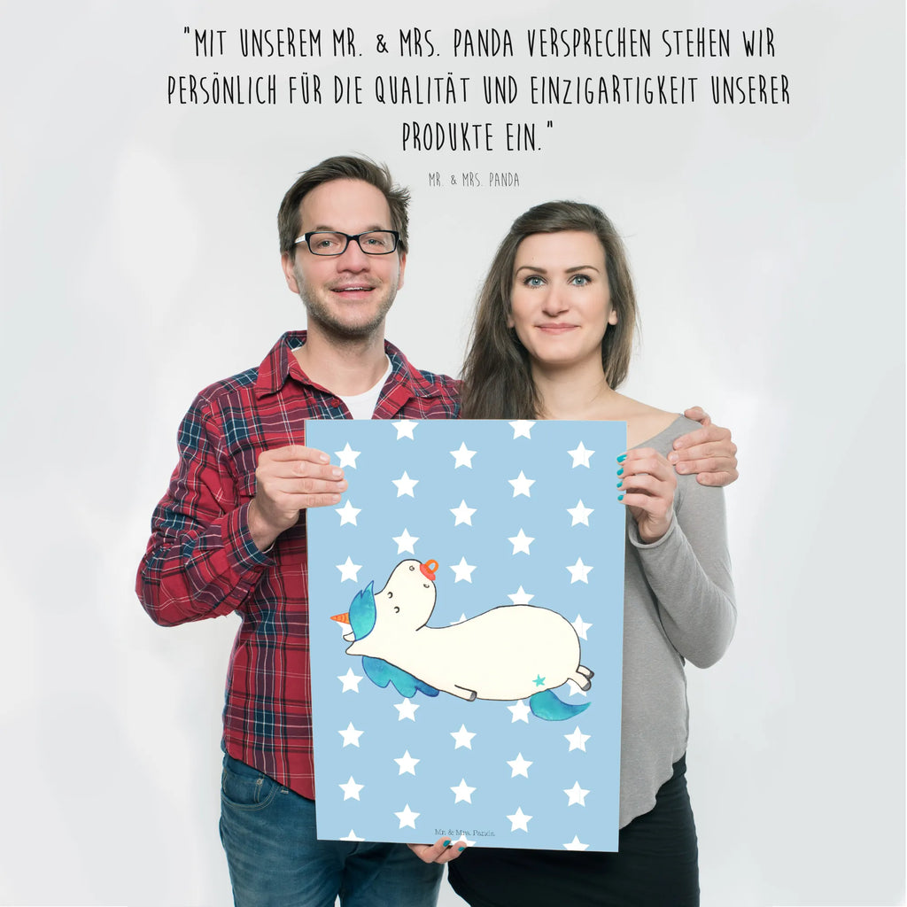 Plakat Jednorożec smoczek Jednorożec, jednorożce, dekoracje jednorożca, jednorożec