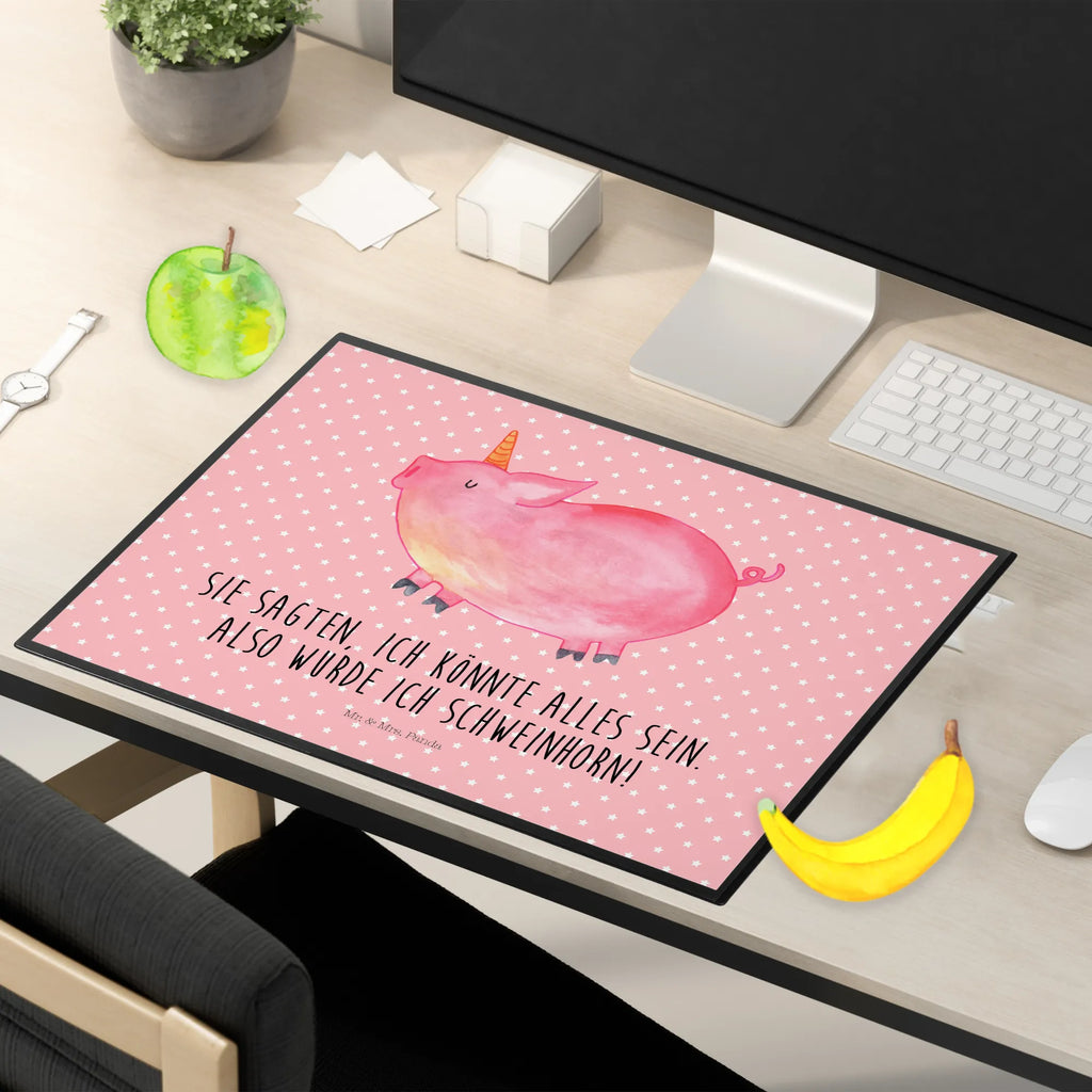 Desk pad unicorn Pig Schreibtischunterlage Groß, Bürobedarf, Büroartikel, Schreibunterlage, Schreibwaren, Schreibtischauflage, Schreibtisch Unterlagen, Einhorn, Einhörner, Einhorn Deko, Unicorn, english, geschenk, Spruch, witzig. lustig, Schwein, Bauer, Schweinhorn, Piggy, funny, Party, englisch, Spaß, Pig
