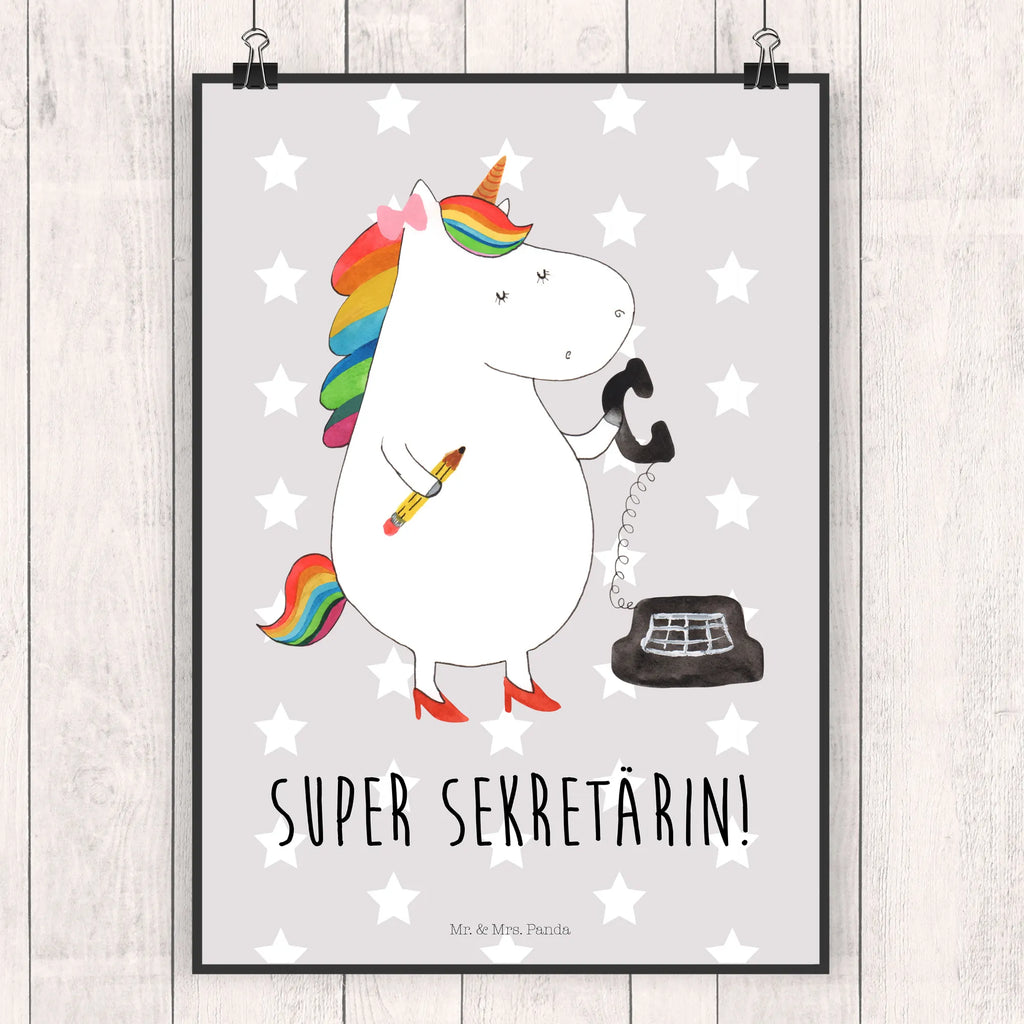 Plakat Jednorożec sekretarka wanddeko, typografie poster, Plakat, wanddruck, grafikposter, Wandschmuck, kunstdruck poster, Wanddeko Bild, Posterdruck, Deko Bild, Panda Poster, kunstposter, Designposter, Design Poster, Bild, Kunstdruck, Wandposter, Wandbild, Wanddekoration, Deko Poster, Poster, wandkunst, Mr. & Mrs. Panda Poster, drucke, Unicorn, Einhorn, Einhörner, Einhorn Deko, Steuerbüro, Bürohilfe, Steuerkanzlei, Bürokraft, Rechtsanwältin, Büro, Rechtsanwaltsgehilfin, Sekretärin