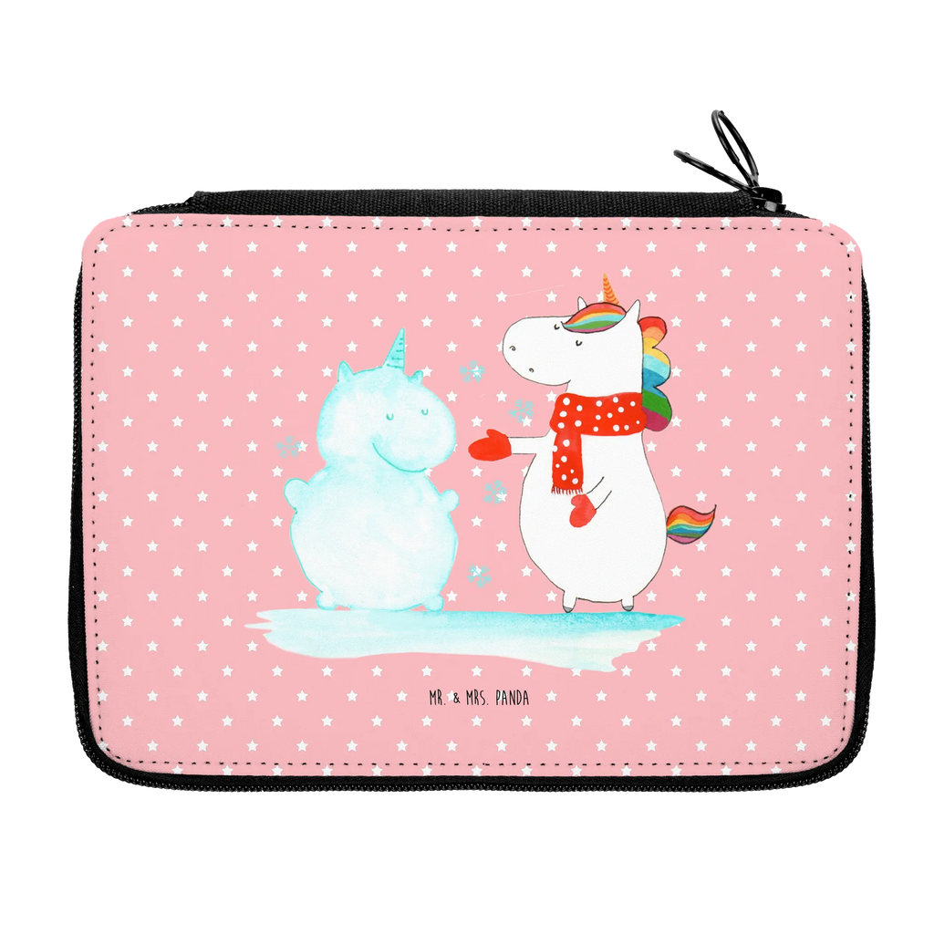 Federmappe Einhorn Schneemann Schreibmappe, Federmäppchen, Stifteetui, Etui für Stifte, Stiftebeutel, Stiftemappe, Stifte Etui, Buntstiftetui, Malmappe, Bleistift Etui, Schüleretui, Schulmäppchen, Schlampermäppchen, Farbstiftetui, Federtasche, Schuletui, Federmappe Set, Stiftetasche, Zeichenetui, Mäppchen, Bleistiftetui, Schreibetui, Buntstiftmäppchen, Unicorn, Einhorn, Einhörner, Einhorn Deko, Schnee, kalt, Kuchen, Weihnachten, Mütze, Schneemann, X-Mas, Winter, Handschuhe