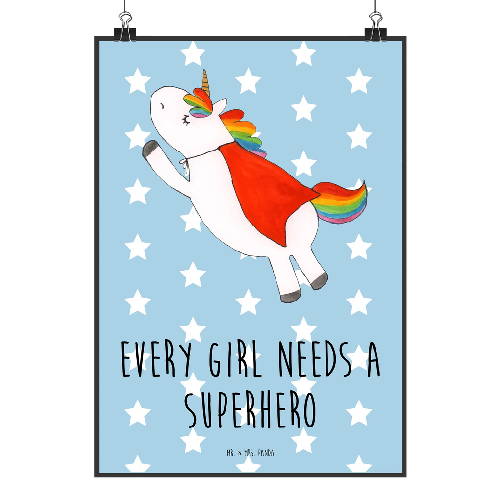 Plakat Jednorożec Super Plakat, Poster, drucke, grafikposter, Posterdruck, Bild für Wand, wanddeko, Deko Bild, kunstdruck poster, Wanddeko Bild, kunst für die wand, wanddruck, wandkunst, Wandposter, Wandschmuck, Bild, Wanddekoration, Mr. & Mrs. Panda Poster, Designposter, kunstposter, Kunstdruck, Wandbild, Einhorn Deko, Einhörner, Einhorn, Unicorn, Geschenk, Traummann, Mädchen, Girl, Freundin, Superheld, Held