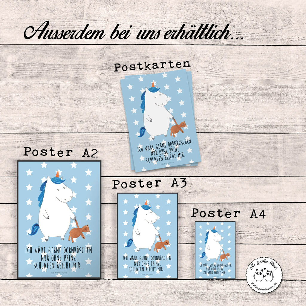 Plakat Jednorożec Miś wanddeko, Plakat, Poster, Designposter, Mr. & Mrs. Panda Poster, wanddruck, Wandbild, Deko Bild, drucke, Wanddekoration, Wandposter, Posterdruck, wandkunst, Bild, Kunstdruck, kunst für die wand, kunstdruck poster, Bild für Wand, grafikposter, Wandschmuck, Wanddeko Bild, kunstposter, Einhorn Deko, Einhörner, Einhorn, Unicorn, Single, Bett, schlafen, Freundin, Singleleben, Träumen, Gute Nacht