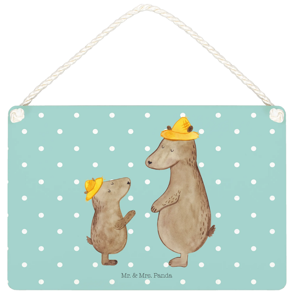 Deko Schild Bären mit Hut Türschild, Wandschild, Motivschild, dekoration schild, Holzschild, Spruchschild, Schild, sprüche schild, Schild mit Spruch, Deko Wandtafel, Küchenschild, hängeschild, wandtafel, holzbild, Türschild Familie, dekoschilder, Deko Schild, Badschild, Dekoschild, wandhänger, dekotafel, Holztafel, Familie, Mama, Vatertag, Muttertag, Schwester, Oma, Opa, Bruder, Papa, Vater, Kinder, Papi, Bär, Kind, Vorbild, Dad, Paps, Sohn, Family, Söhne, Lieblingsmensch, Daddy, Bären, Vater-Sohn