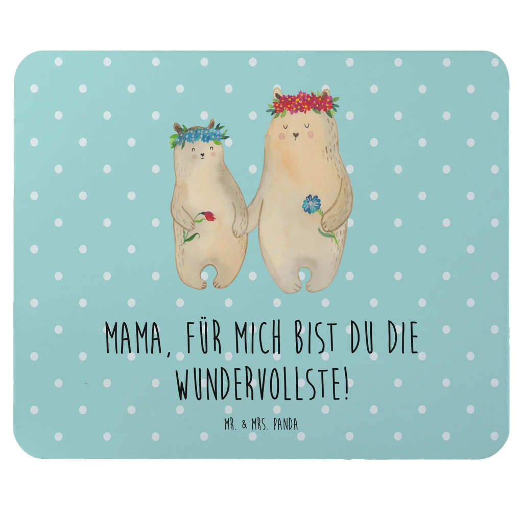 Mouse mat Bears with flower crown laptop mauspad, pc mauspad, laptop mousepad, Mausmatte, mausteppich, computer mousepad, computer mauspad, mousematte, mauspad pc, pc mousepad, Mousepad, mauspad laptop, computermatte, notebook mauspad, Mauspad, pc mausunterlage, Mausunterlage, Muttertag, Vatertag, Mama, Papa, Oma, Opa, Familie, Schwester, Bruder, Weltbeste Mama, Lieblingsmama, Tochter, Kind, Lieblingsmensch, Töchter, Vorbild, Bären, Kinder, Mutti, Mutter, Family, Mami, Beste Mutter, Bär, Geschenk Mama. Muttertag