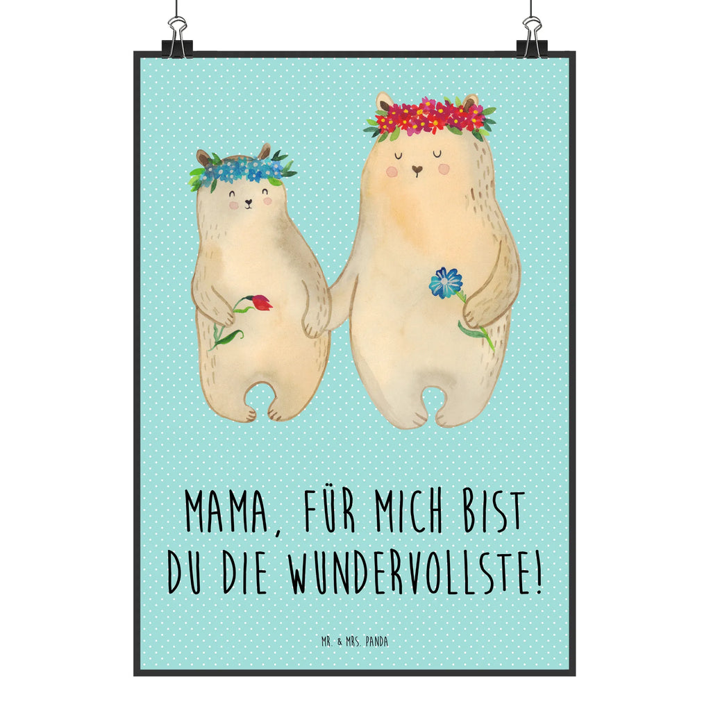 Plakat Niedźwiedzie z wianuszkiem grafikposter, Plakat, Mr. & Mrs. Panda Poster, Designposter, wanddruck, Posterdruck, Bild, Wandschmuck, Deko Bild, Kunstdruck, kunst für die wand, Bild für Wand, wandkunst, Wanddekoration, Wanddeko Bild, Wandbild, kunstdruck poster, kunstposter, Poster, Wandposter, drucke, wanddeko, Vatertag, Familie, Oma, Bruder, Papa, Mama, Schwester, Opa, Muttertag, Bär, Family, Geschenk Mama. Muttertag, Kind, Mutti, Töchter, Beste Mutter, Vorbild, Bären, Mutter, Weltbeste Mama, Kinder, Lieblingsmama, Tochter, Lieblingsmensch, Mami