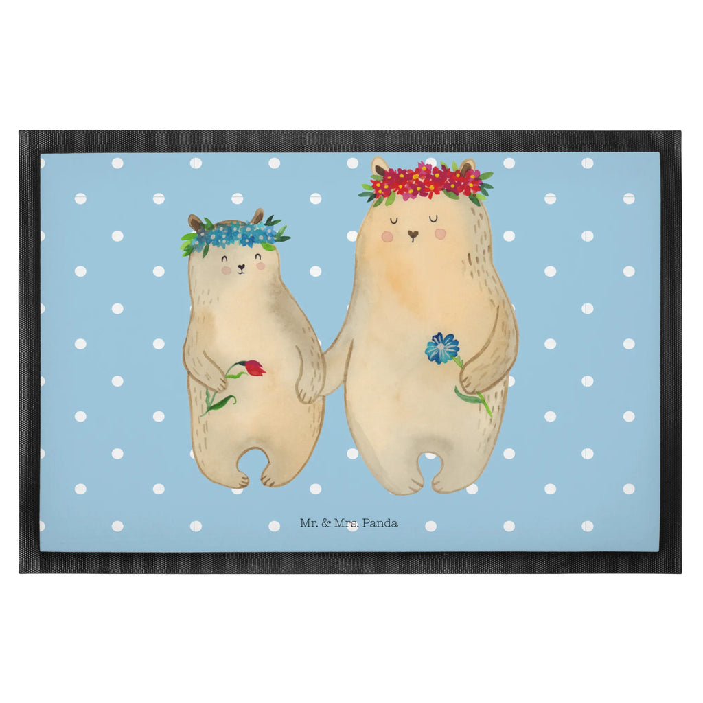 Fußmatte Bären mit Blumenkranz Schmutzmatte, matte haustür, Fußmatten, sauberlaufmatten, Schuhabstreifer, Schmutzfangmatte, Türmatte, hausmatte, Türvorleger, Eingangsmatte, fußmatte, Eingangsteppich, Haustürmatte, außenmatte, Fußabstreifer, Schmutzfänger, Abtretmatte, Schmutzfangteppich, Fußabtreter, türmatten, abstreifer, schmutzfangmatten, Abtreter, Fussmatte, Sauberlaufmatte, flurmatte, Bruder, Schwester, Familie, Opa, Oma, Papa, Mama, Vatertag, Muttertag, Lieblingsmensch, Beste Mutter, Mutter, Bär, Family, Weltbeste Mama, Mutti, Kind, Tochter, Mami, Vorbild, Geschenk Mama. Muttertag, Lieblingsmama, Bären, Töchter, Kinder