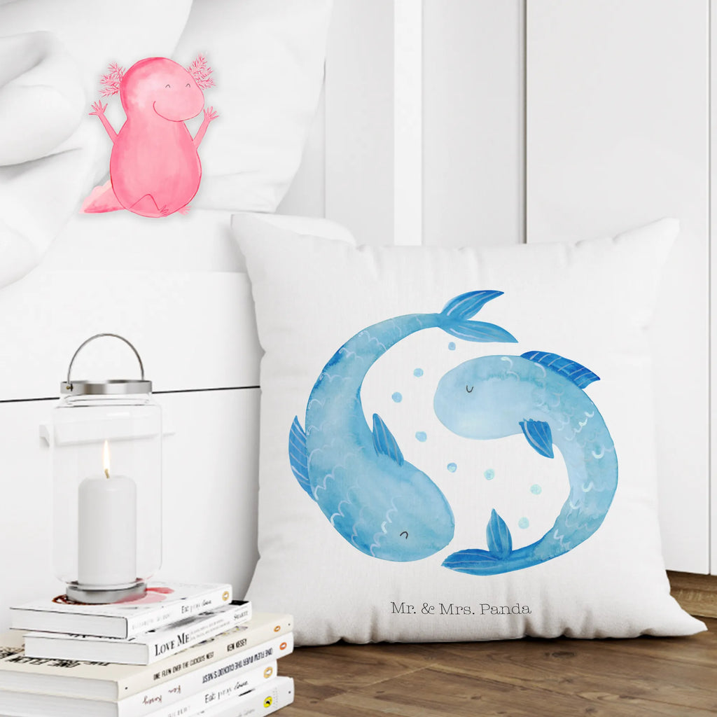 40x40 poduszka znak zodiaku Ryby Znak zodiaku, gwiazdozbiór, horoskop, astrologia, ascendent