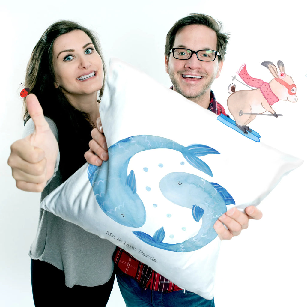 40x40 poduszka znak zodiaku Ryby Znak zodiaku, gwiazdozbiór, horoskop, astrologia, ascendent