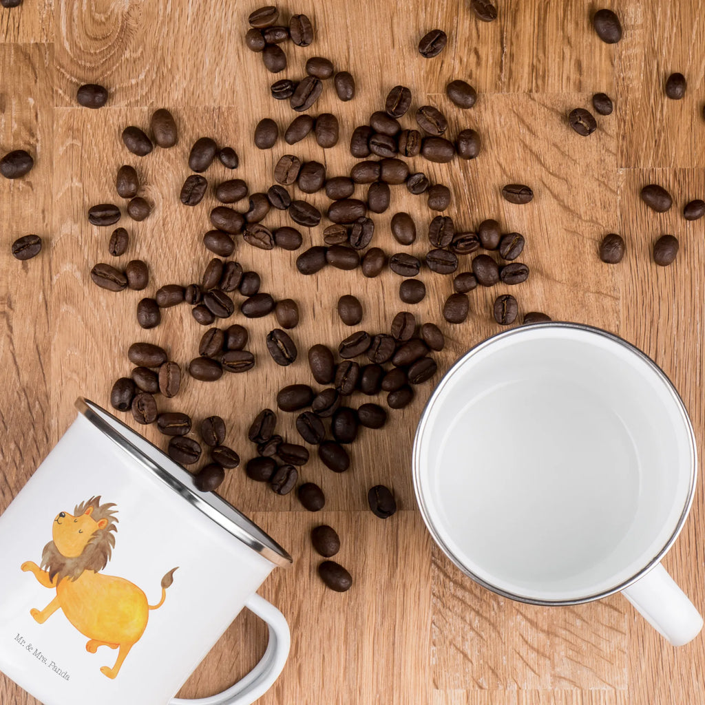 Kempingowy kubek emaliowany znak zodiaku lew metallbecher, Campingtasse, wandertasse, Becher, Emailletasse, Blechtasse, wanderbecher, Kaffeetasse, reisetasse, Trinkbecher, Metalltasse, Teebecher, Pott, Emaille Becher, Tasse Emaille, Emaille Tasse, Reisebecher, blechbecher, becher emaille, Campingbecher, Kaffeebecher, emaillebecher, Teetasse, Tasse, Horoskop, Astrologie, Aszendent, Sternzeichen, Tierkreiszeichen, Löwe Geschenk, Geschenk Juli, Geburtstag Juli, Löwe Sternzeichen, Geburtstag August, Geschenk August, König Der Tiere