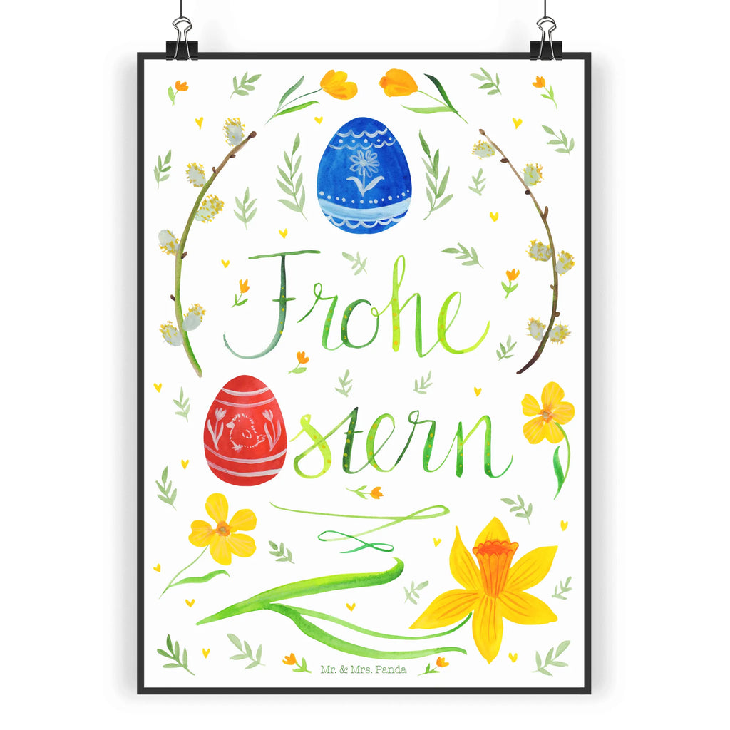 Poster Frohe Ostern Wandbild, Posterdruck, kunstdruck poster, wanddeko, Wandposter, Designposter, Wanddekoration, drucke, Plakat, Kunstdruck, Bild, wanddruck, Deko Bild, wandkunst, Wanddeko Bild, Wandschmuck, kunst für die wand, grafikposter, Bild für Wand, Poster, kunstposter, Mr. & Mrs. Panda Poster, Osternest, Osterhase, Ostern Kinder, Ostergeschenke Kinder, Ostern Geschenk, Geschenke zu Ostern, Ostergeschenke, Osterdeko, Ostern, Osterblume, Bemalte Ostereier, Frohe Ostern, Weidenkätzchen. Lettering, Osterei, Ostergrüße