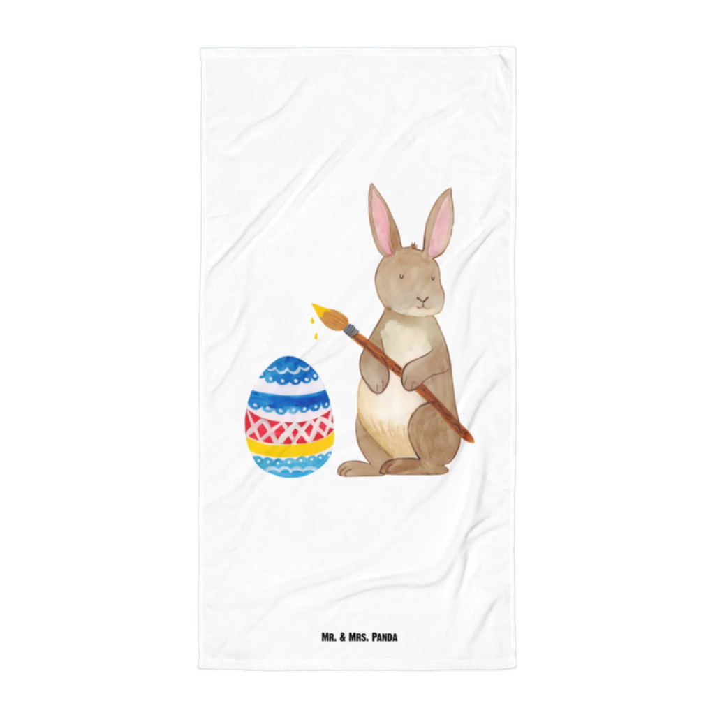 XL ręcznik kąpielowy Zając Malowanie jajek Wielkanoc, zajączek wielkanocny, prezenty wielkanocne, gniazdo wielkanocne, dekoracje wielkanocne, prezenty na Wielkanoc, prezent wielkanocny, prezenty wielkanocne dla dzieci, Wielkanoc dla dzieci
