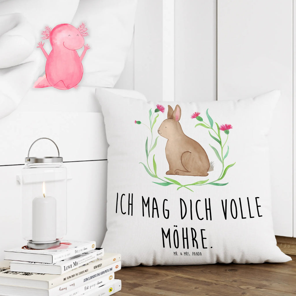 Cushion Hare Sit pillow case, 40x40, bed, 40 x 40, pad, couch, Pillow, pillows, sofa, soft, settee, cushion, fluffy, bedroom, Easter, Easter bunny, Rabbit, Easter flower, Hare, Happy Easter, Greetings, Love, Easter greetings